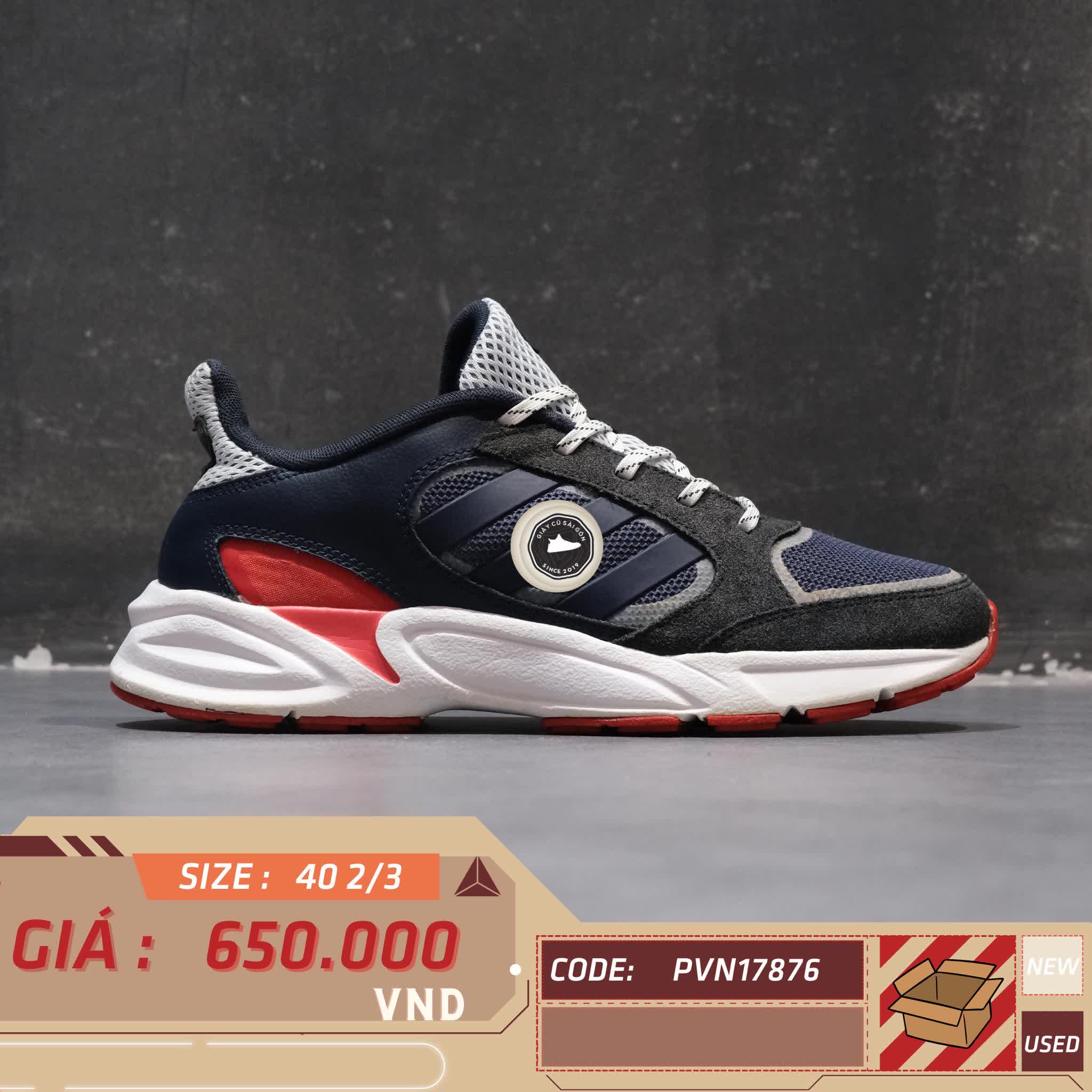 Giày 2hand adidas neo 90s Valasion Blue 'Red' EE9897 SIZE 40 PVN17877