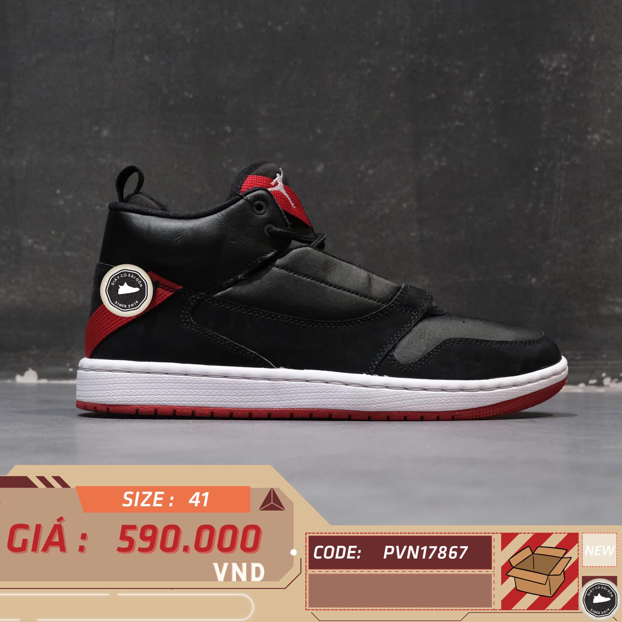 JORDAN FADEAWAY AO1329-023 SIZE 41 - GIÀY 2HAND CHÍNH HÃNG PVN17867