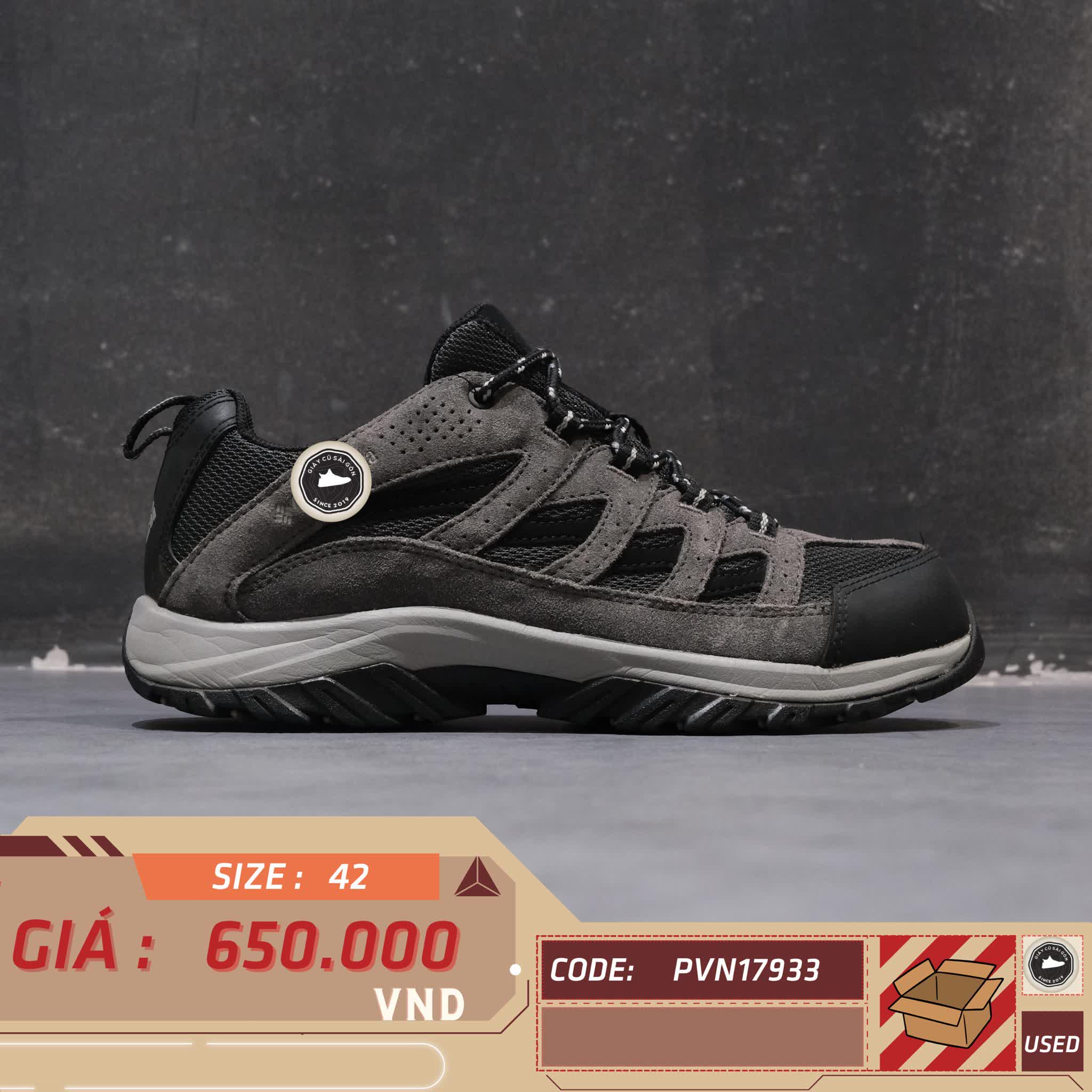 COLUMBIA CRESTWOOD 1781181011 SIZE 42 - GIÀY HIKING - GIÀY 2HAND PVN17933