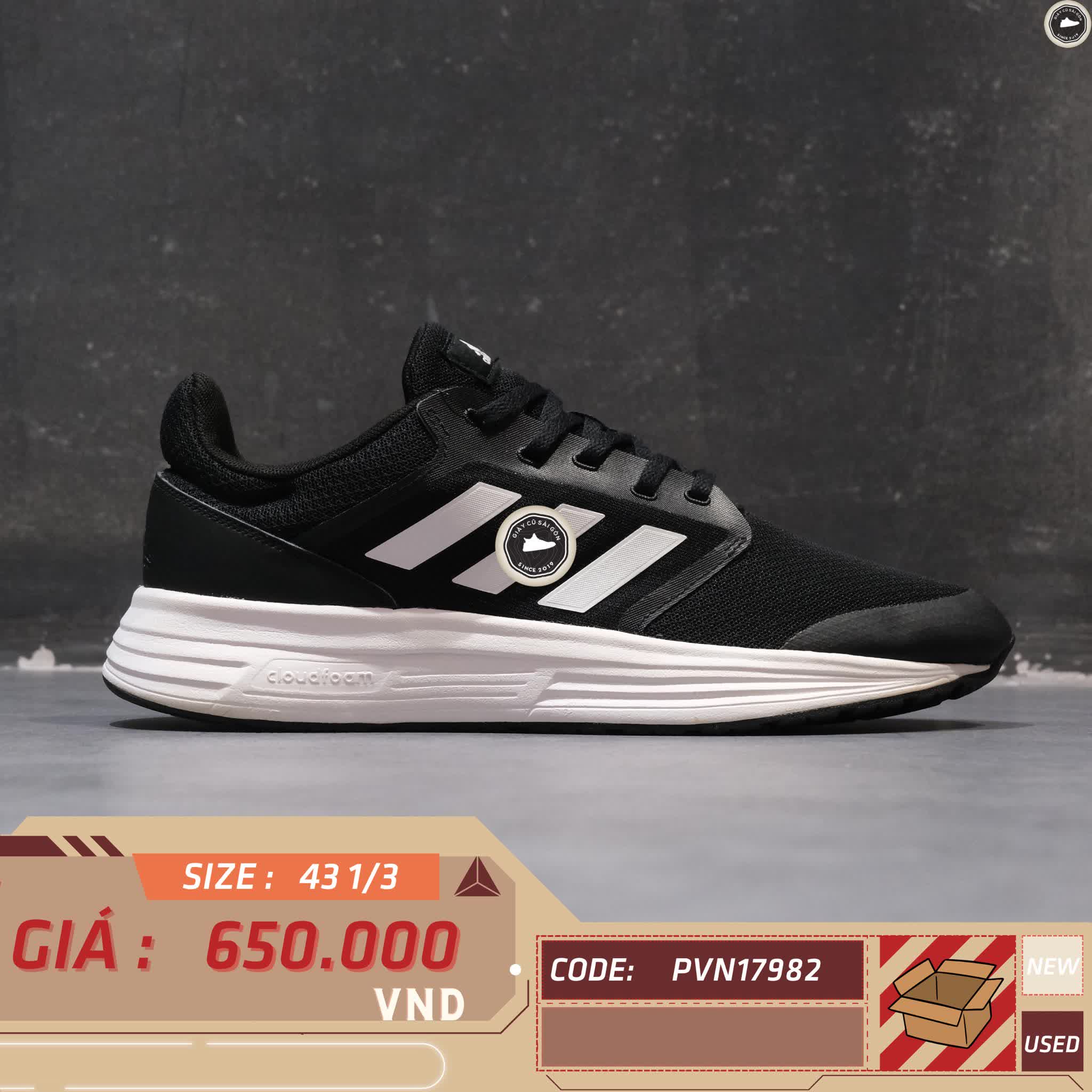ADIDAS GALAXY 5 FW5717 SIZE 42 1/3 - GIÀY 2HAND CHÍNH HÃNG PVN17982