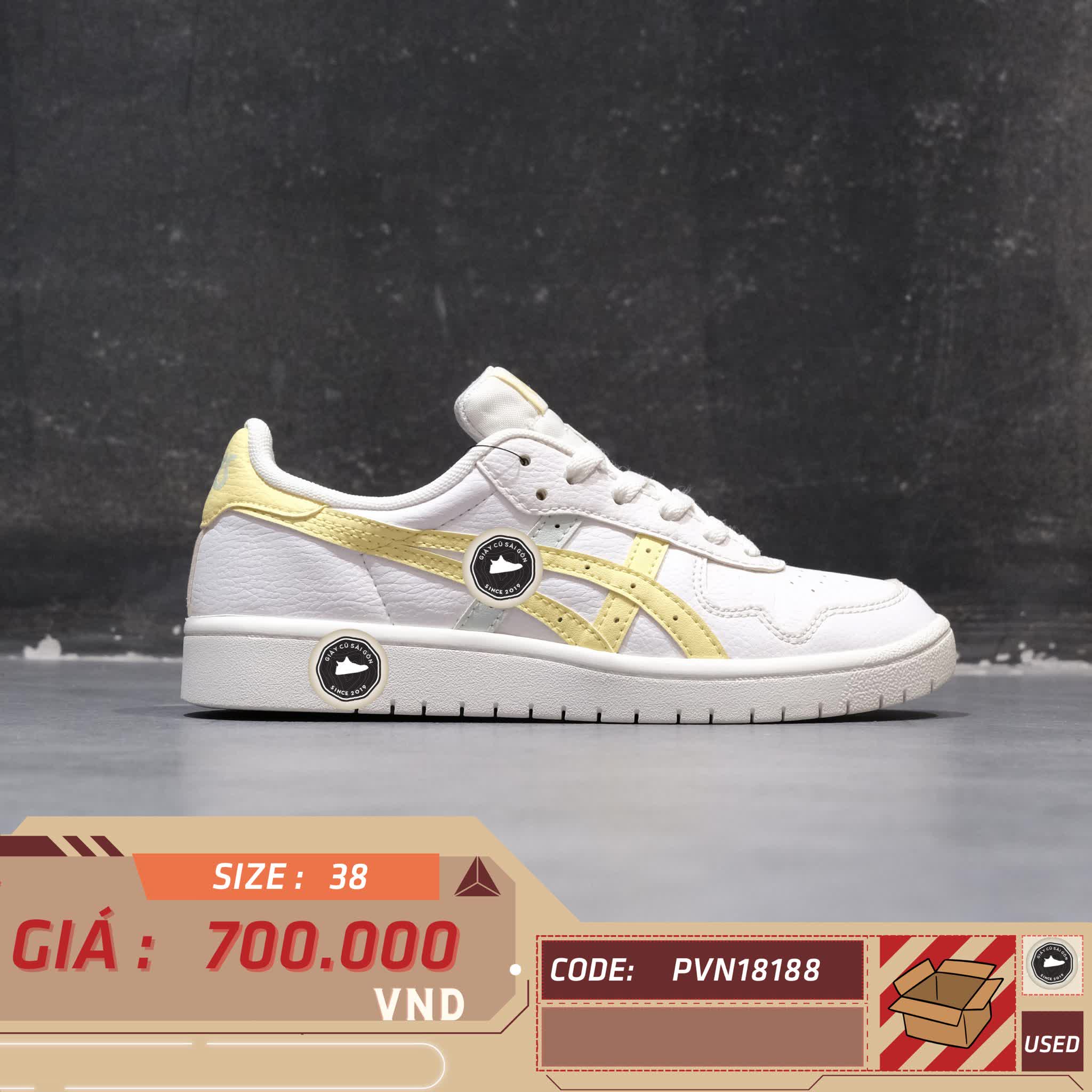 ASICS JAPAN S 1202A118 SIZE 38 - GIÀY THỂ THAO - GIÀY 2HAND