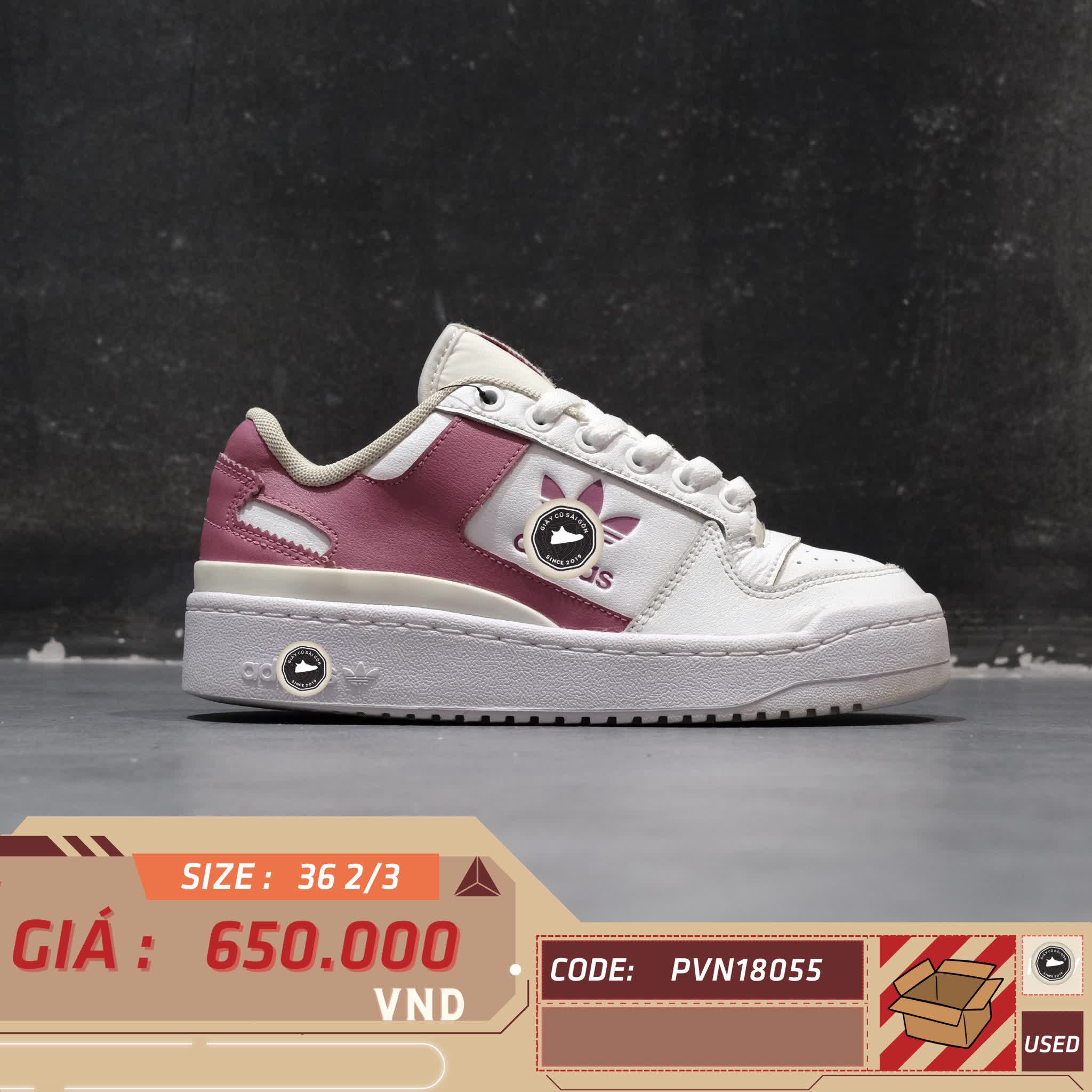 GIÀY ADIDAS FORUM BOLD TRẮNG HỒNG HQ6847 SIZE 36 2/3