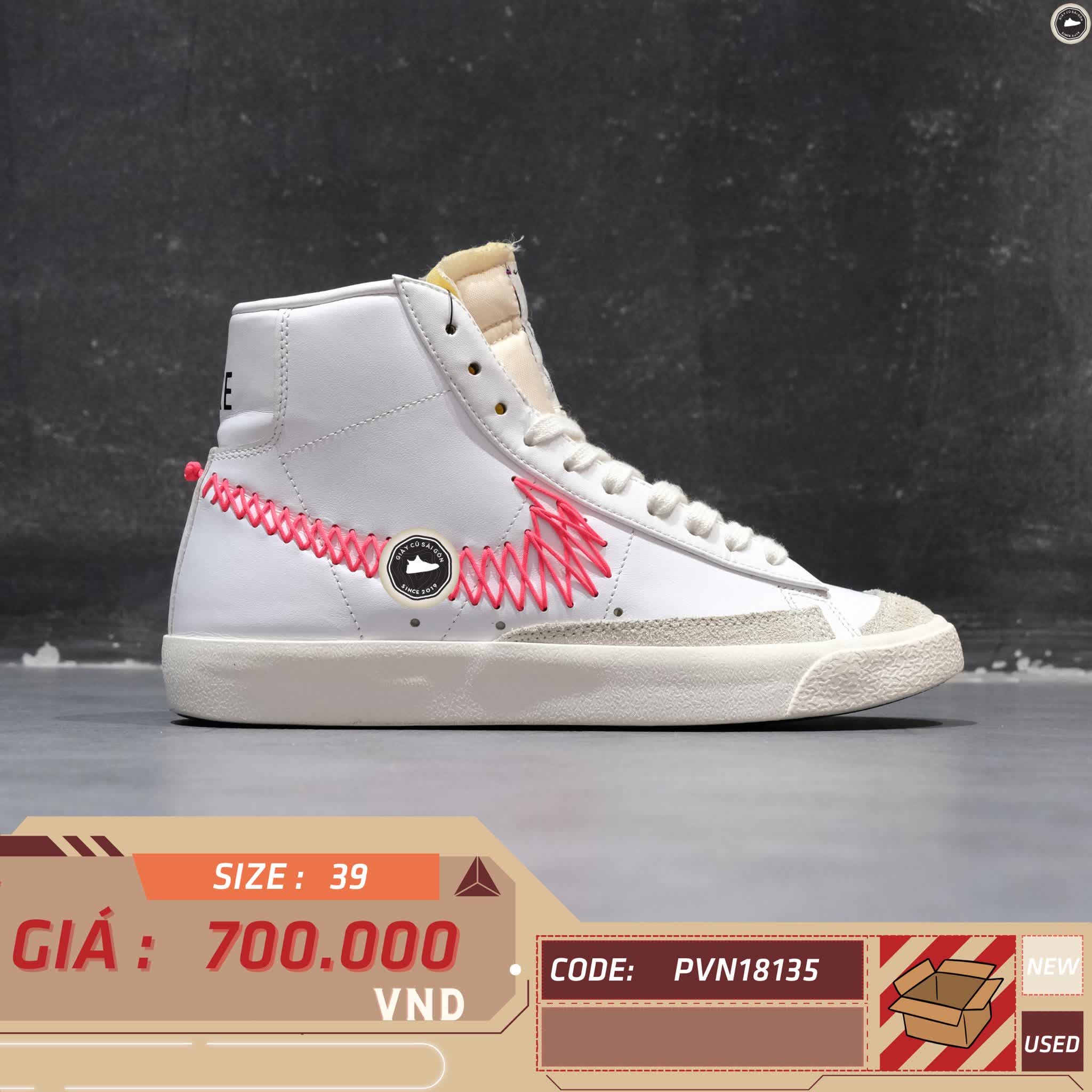 GIÀY NIKE BLAZER MID '77 VINTAGE ZIG ZAG DD8489-161 SIZE 39