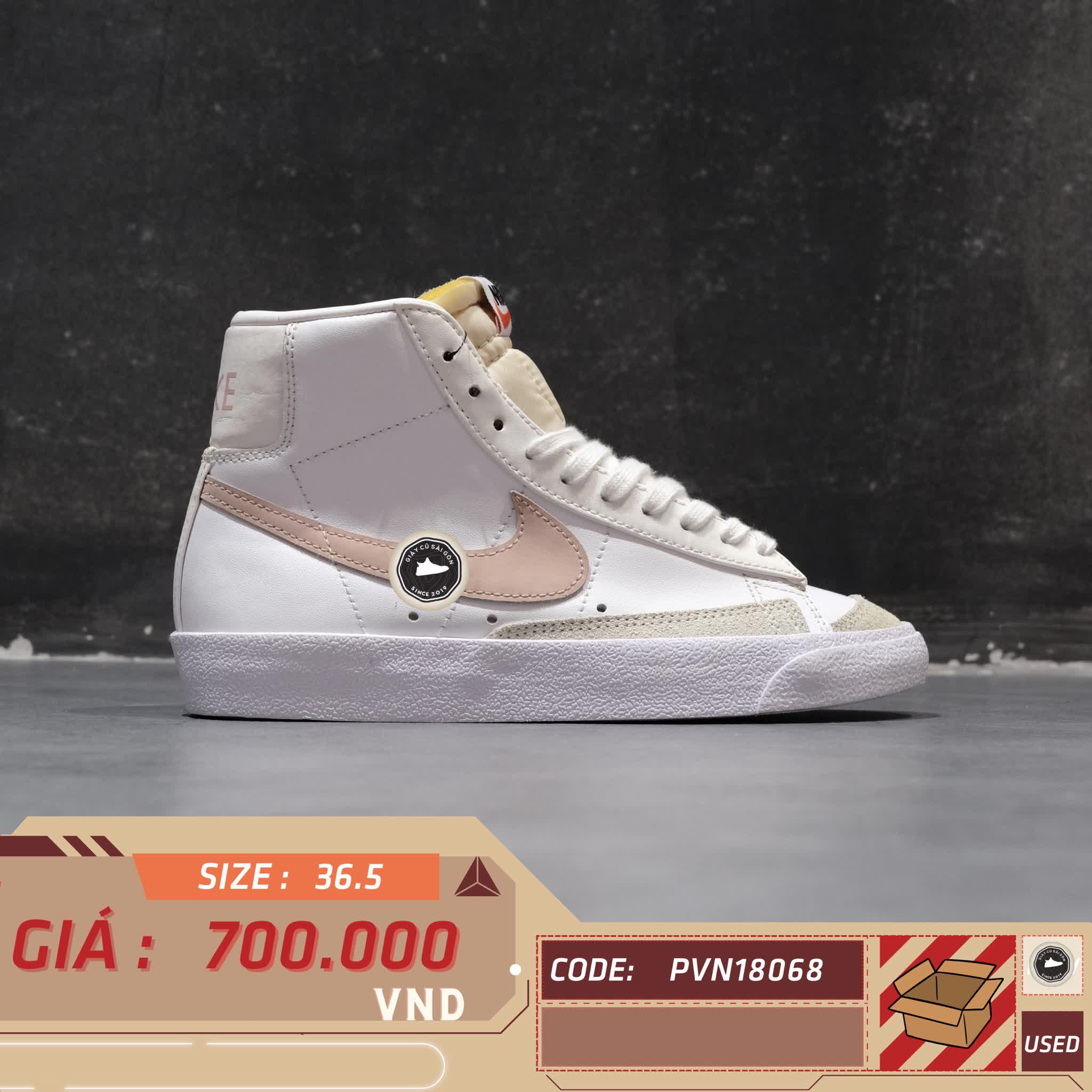 NIKE BLAZER MID '77 CZ1055-118 SIZE 36.5 - GIÀY 2HAND CHÍNH HÃNG