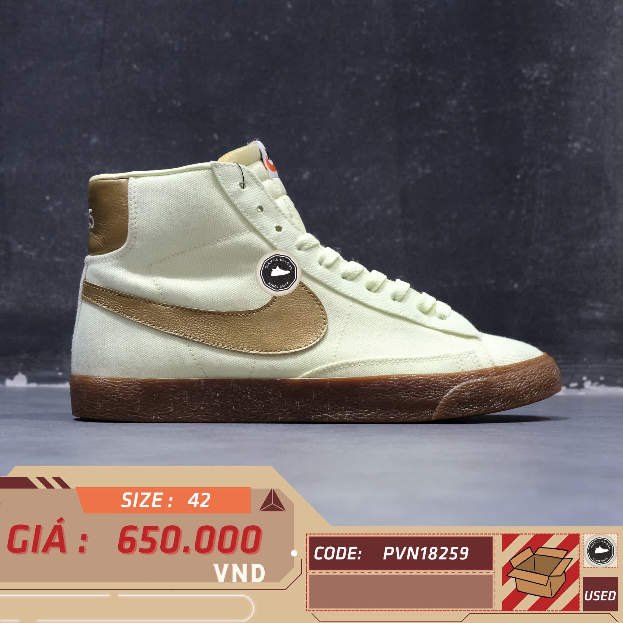 GIÀY NIKE BLAZER MID '77 VINTAGE 'RACER BLUE' CW4649-992 SIZE 42 - GIÀY 2HAND CHÍNH HÃNGPVN18259