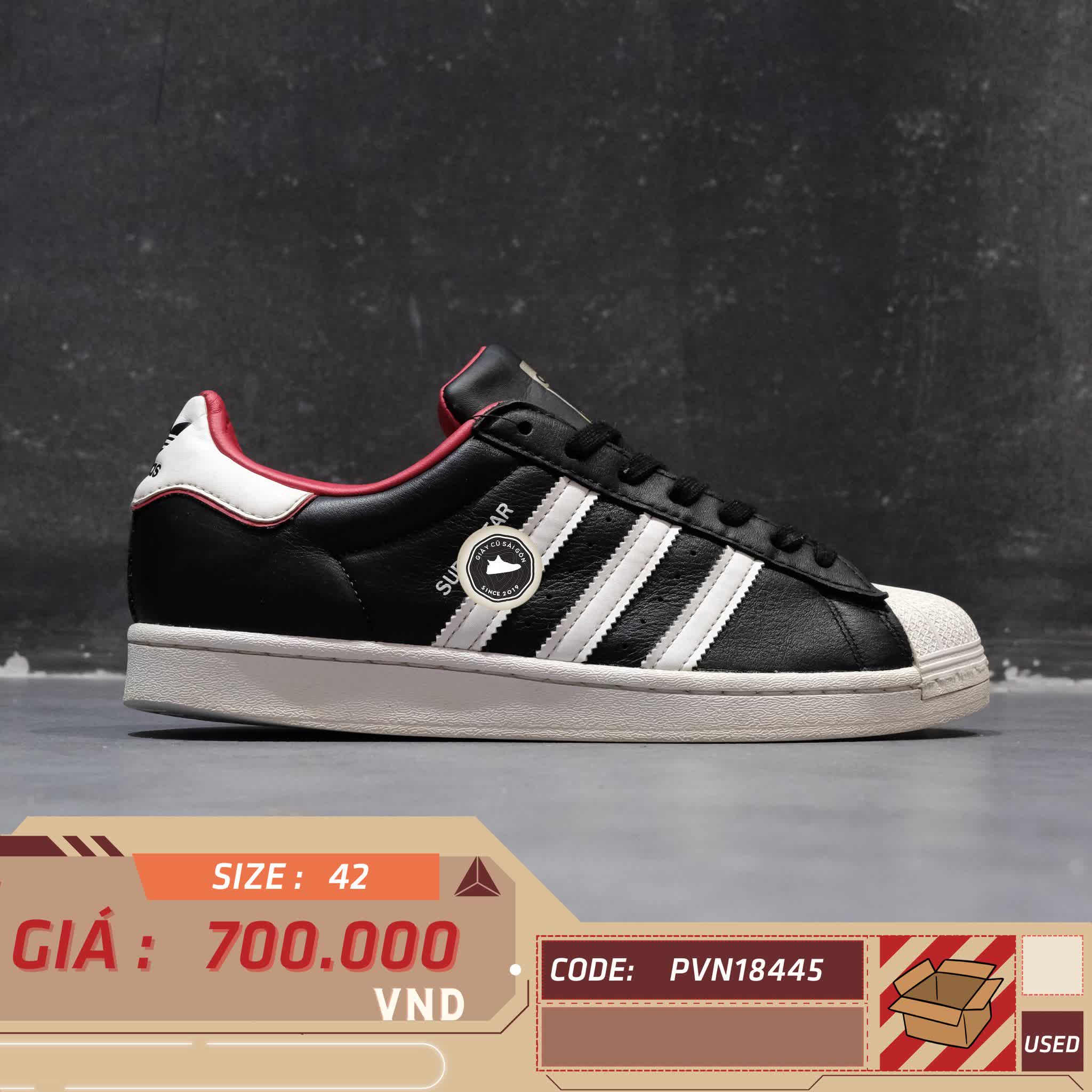 ADIDAS SUPERSTAR VALENTINE'S DAY FW6385 SIZE 42 – GIÀY 2HAND CHÍNH HÃNG