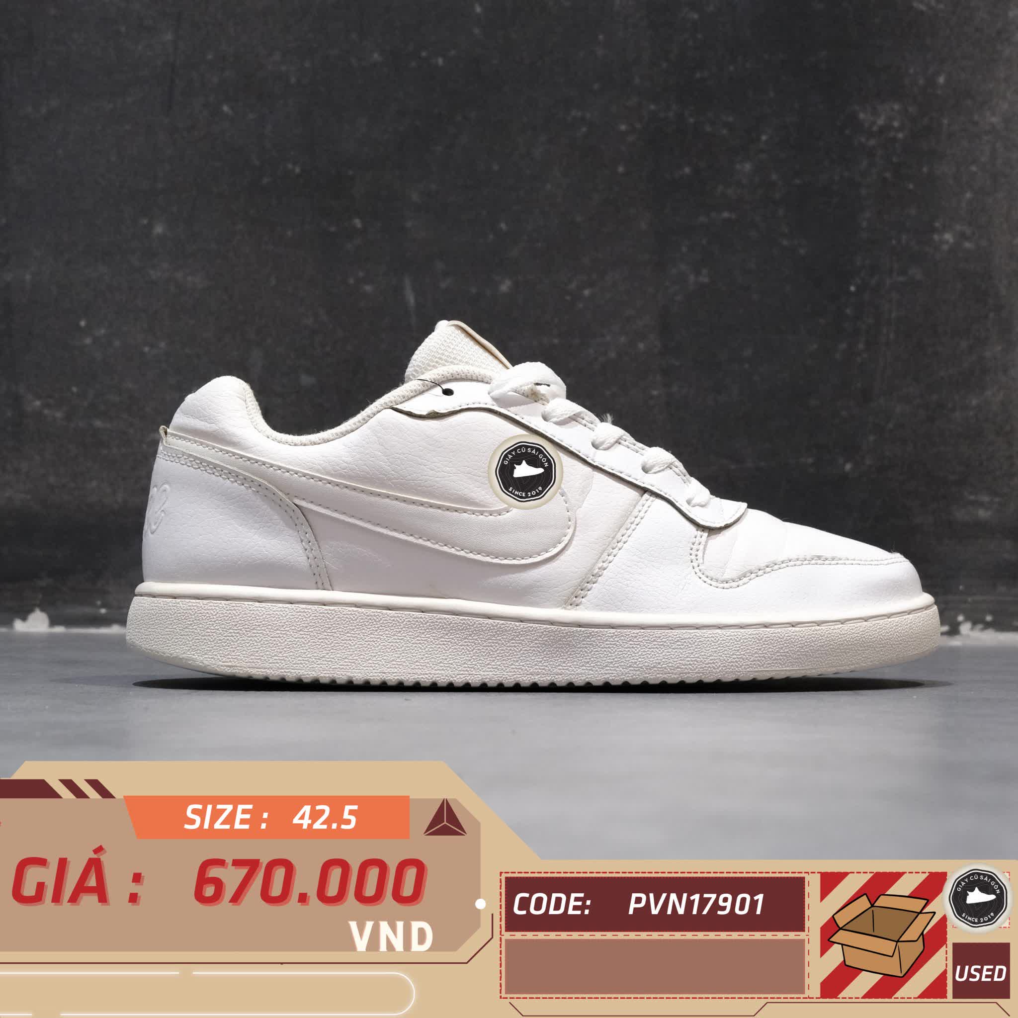 GIÀY NIKE EBERNON MID AQ1772 100 SIZE 42.5 – GIÀY 2HAND CHÍNH HÃNG