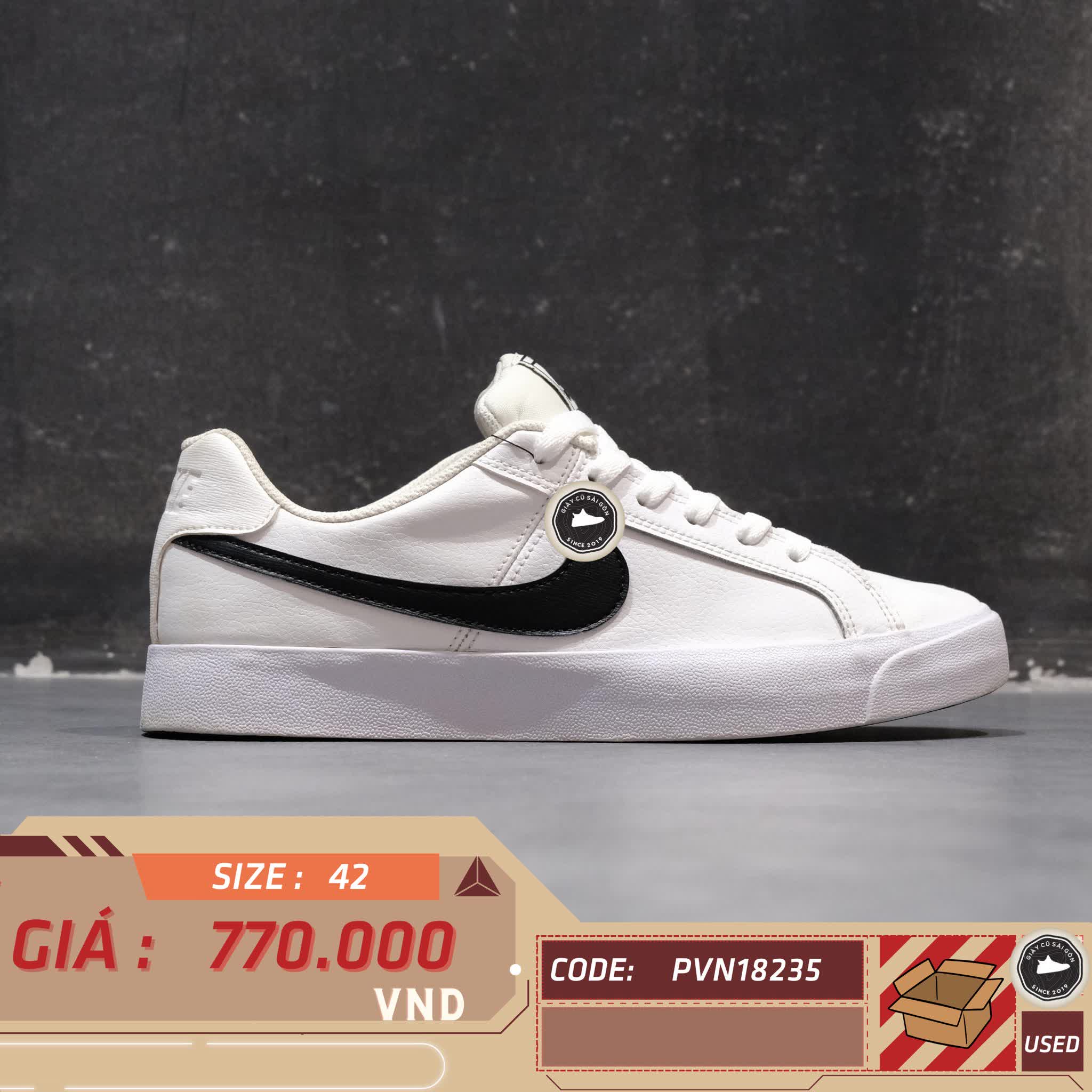 GIÀY NIKE COURT ROYALE AC BQ4222-103 SIZE 42 – GIÀY 2HAND CHÍNH HÃNG