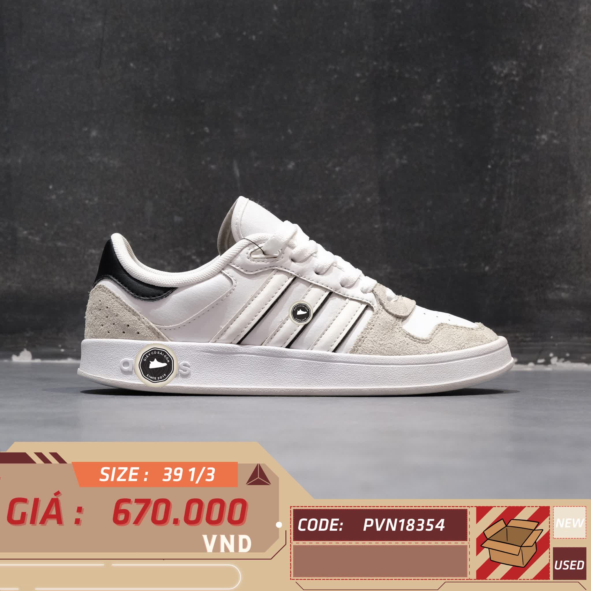 ADIDAS BREAKNET PLUS CLOUD WHITE FY5914 – SIZE 39 1/3 – GIÀY 2HAND CHÍNH HÃNG