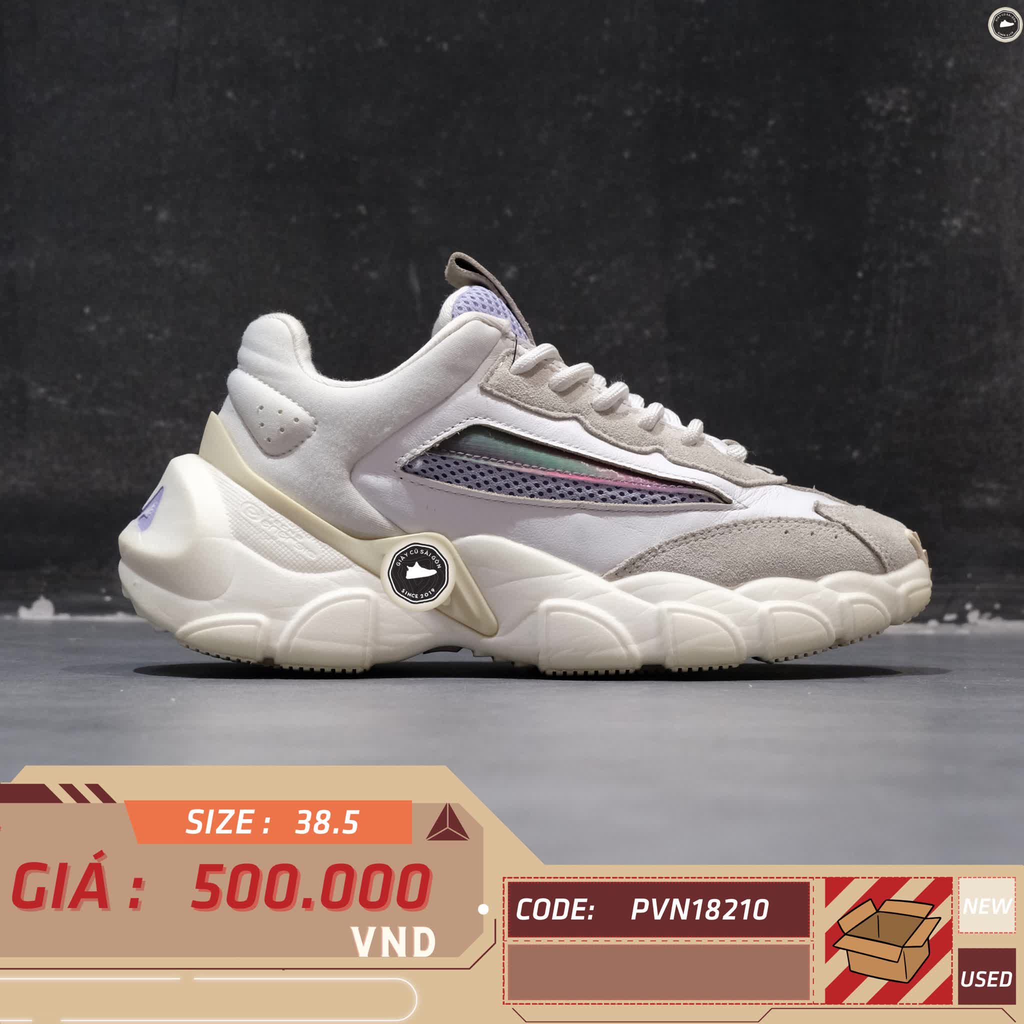FILA SMASHER F12W134144FAN - SIZE 38.5 - GIÀY 2HAND CHÍNH HÃNG