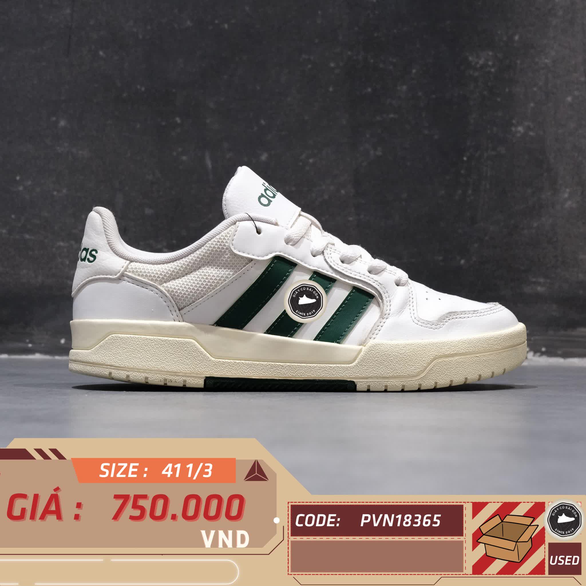 👟 ADIDAS NEO ENTRAP 'WHITE GREEN' EH1686 SIZE 41 1/3 - GIÀY 2HAND CHÍNH HÃNG 👟