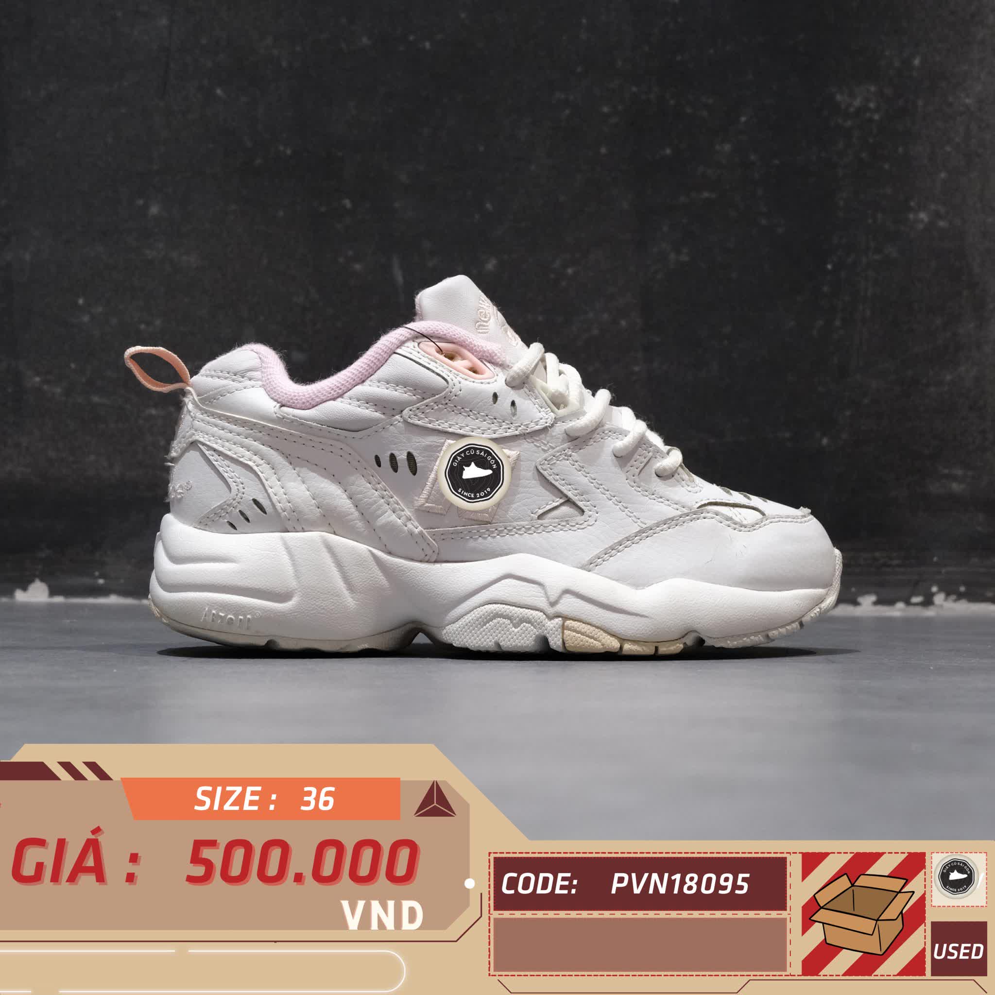 NEW BALANCE 608 'WHITE' WX608DC1 - SIZE 36 - GIÀY 2HAND CHÍNH HÃNG