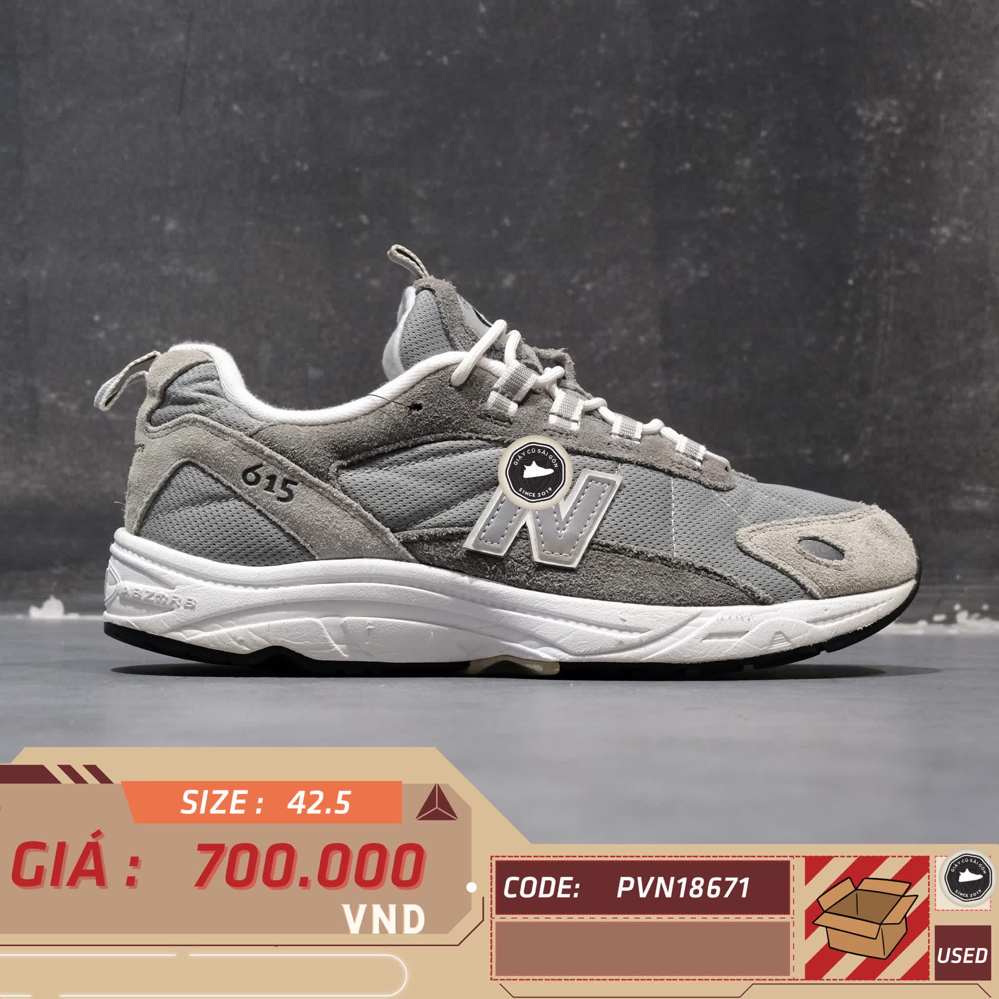 NEW BALANCE 615 'GREY BLUE WHITE' ML615NBSD – GIÀY 2HAND
