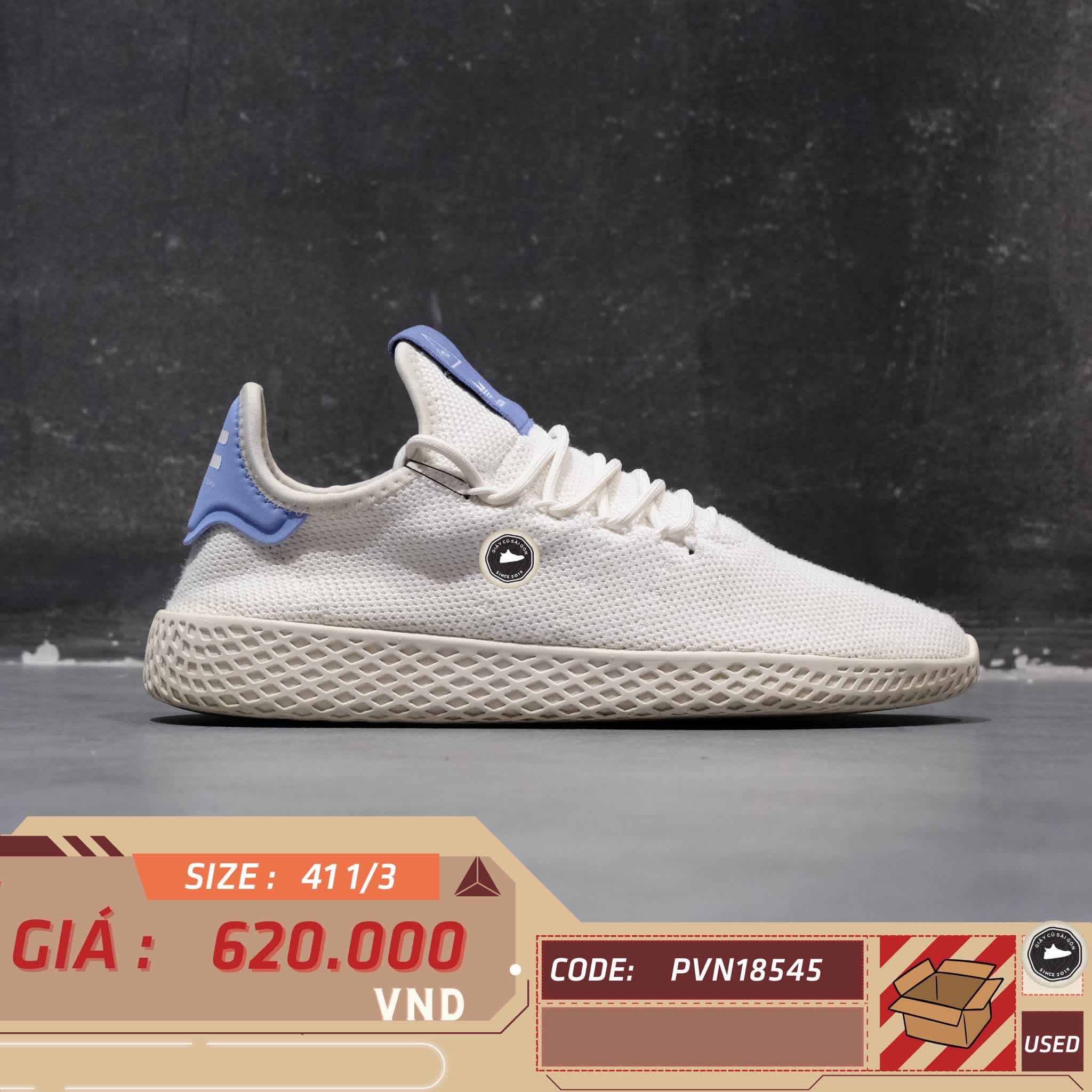 ADIDAS X PHARRELL WILLIAMS TENNIS HU 'LIGHT PURPLE' B41794 – GIÀY 2HAND