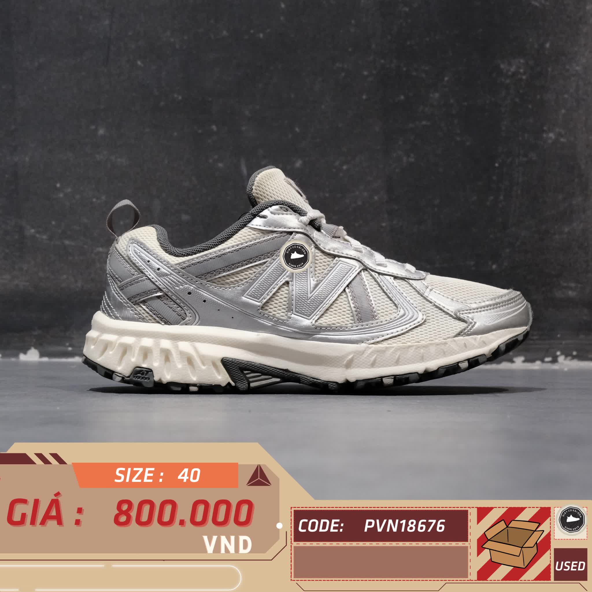 👟 NEW BALANCE 410 ‘SILVER’ – MT410KM5 SIZE 42 – GIÀY 2HAND CHÍNH HÃNG