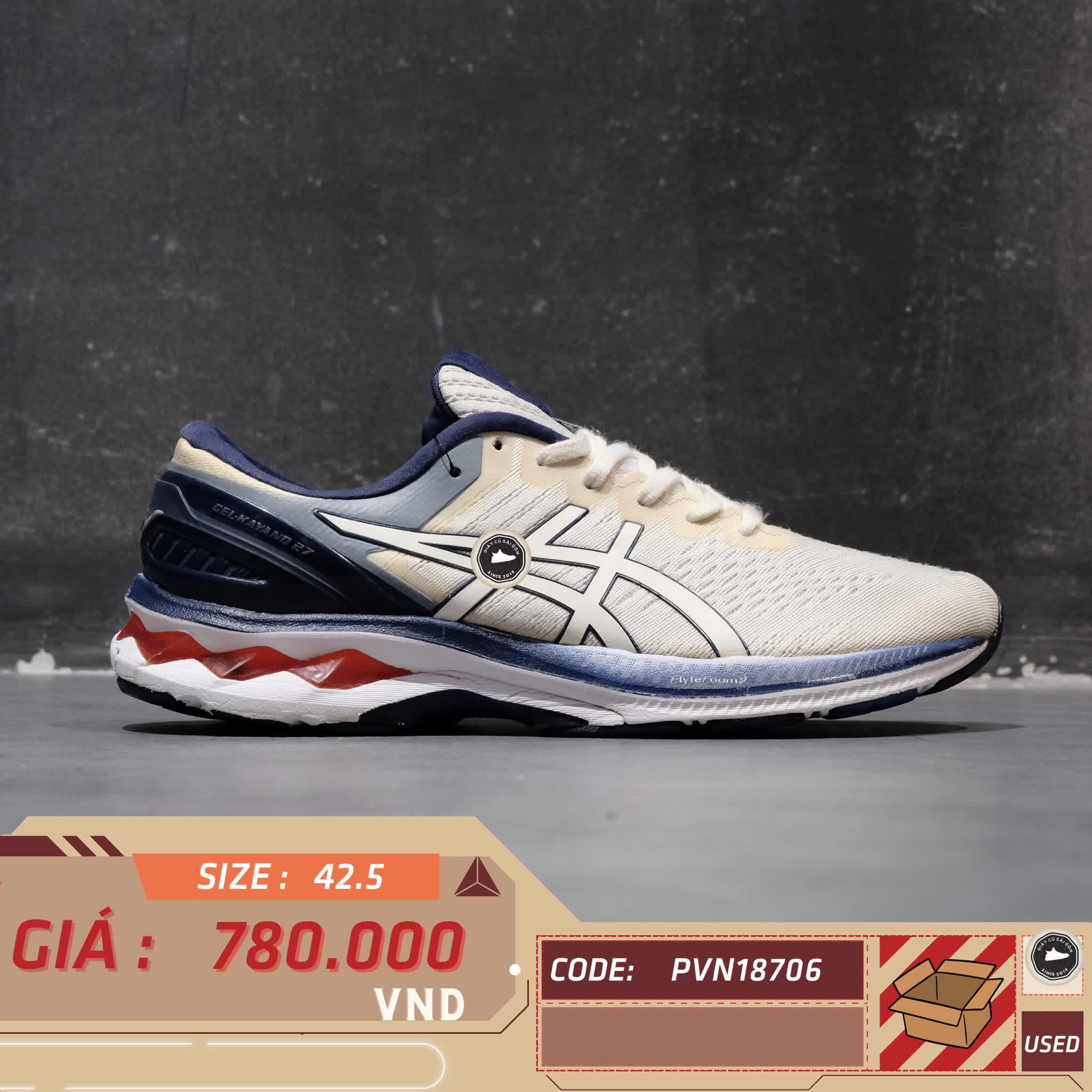 ASICS GEL-KAYANO 27 'PINK/BLACK' F580620 SIZE 42.5 – GIÀY 2HAND CHÍNH HÃNG
