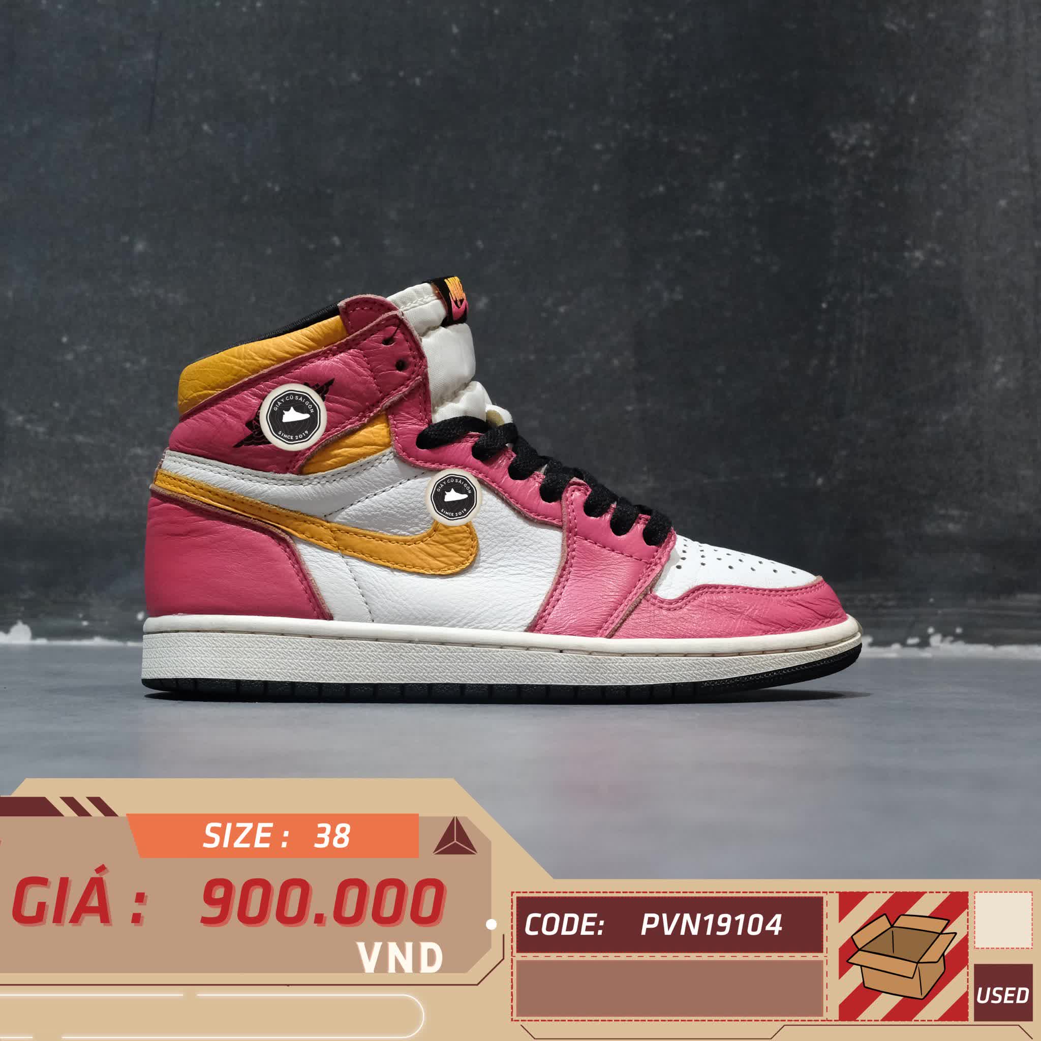 Sneakers Jordan Retro High 38 JORDAN RETRO HIGH OG LIGHT FUSION