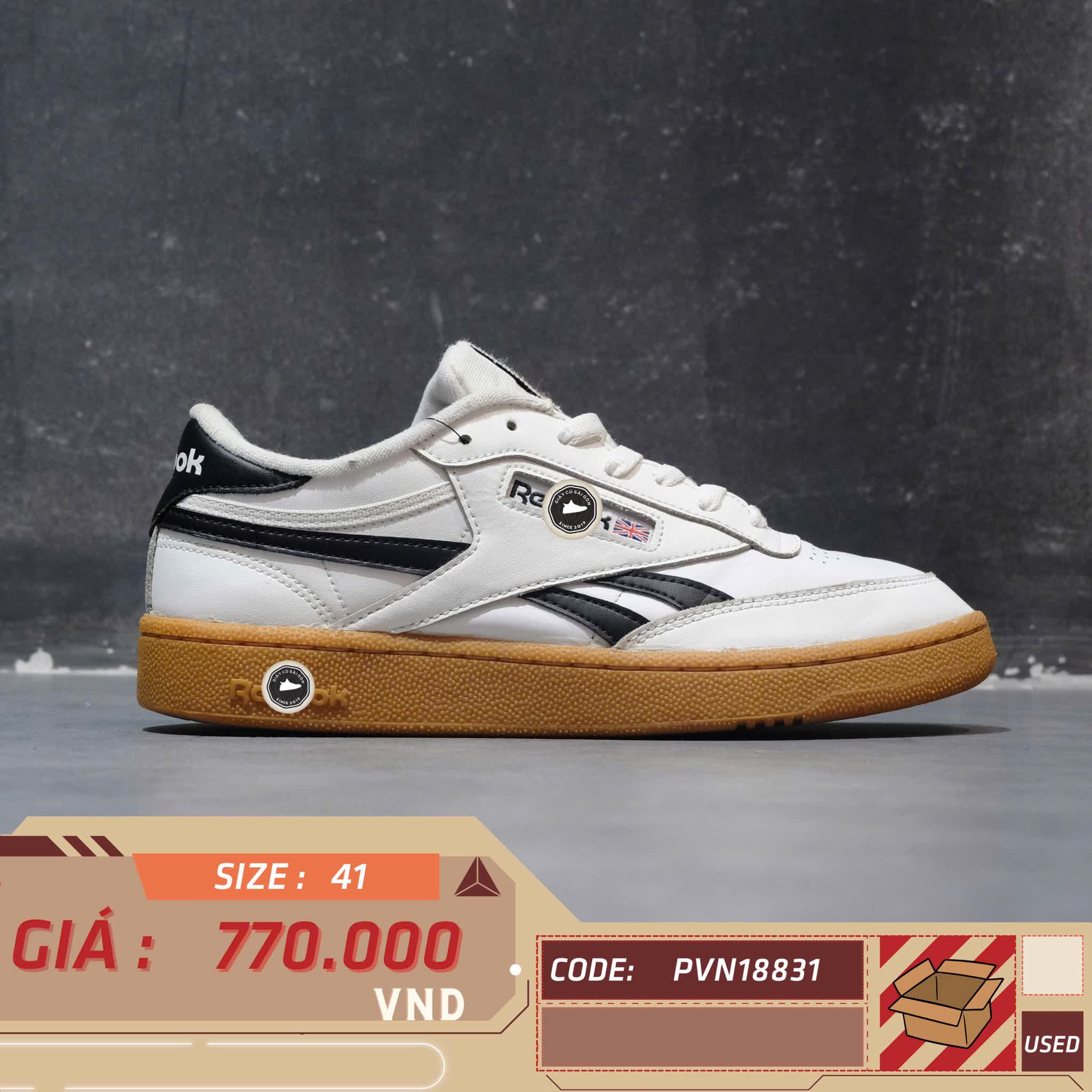 REEBOK CLASSIC NYLON 'LIGHT GREY' 1Y3501 SIZE 41 GIÀY 2HAND