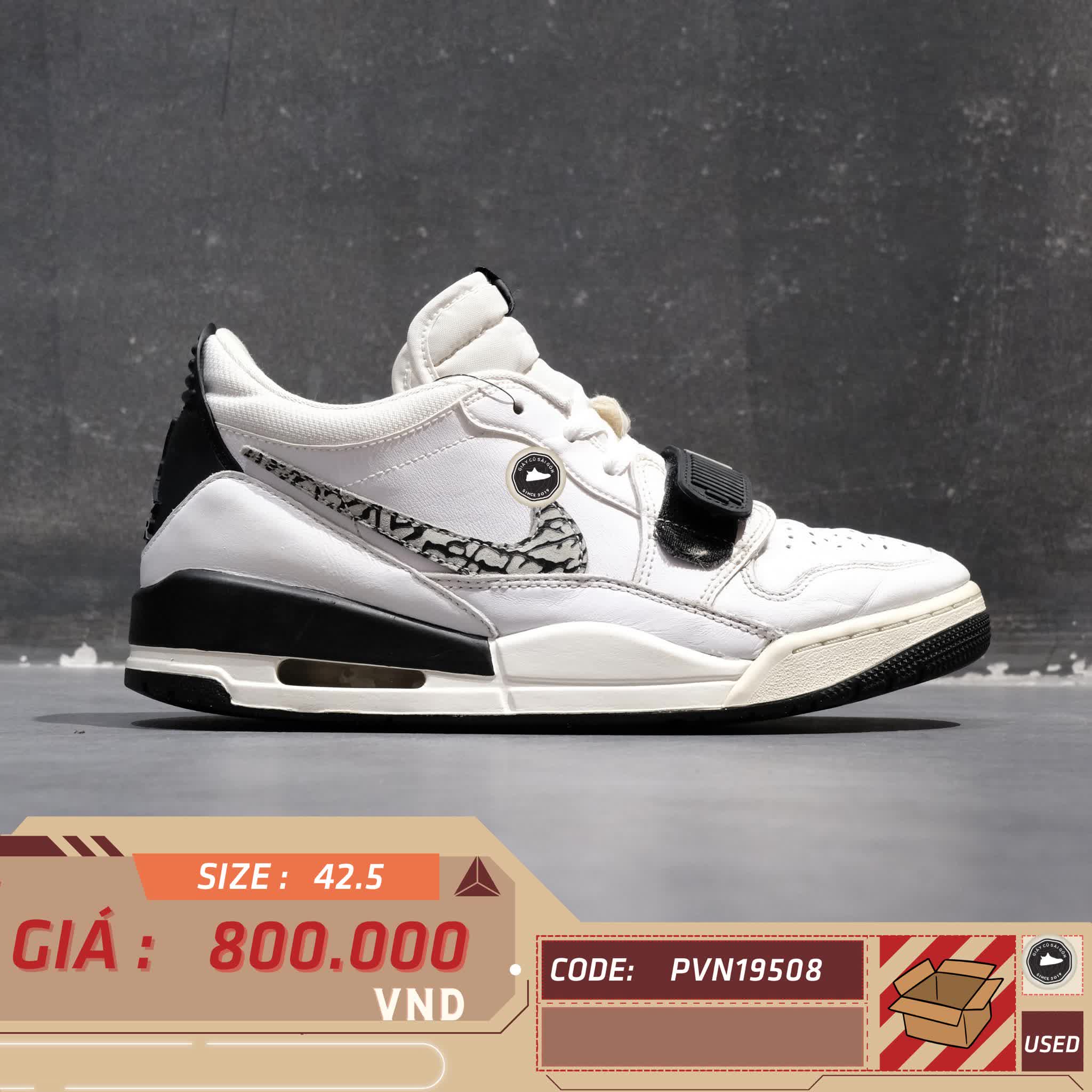 NIKE AIR JORDAN LEGACY 312 LOW “ELEPHANT SWOOSH” CD7069 110 – GIÀY 2HAND CHÍNH HÃNG PVN19508