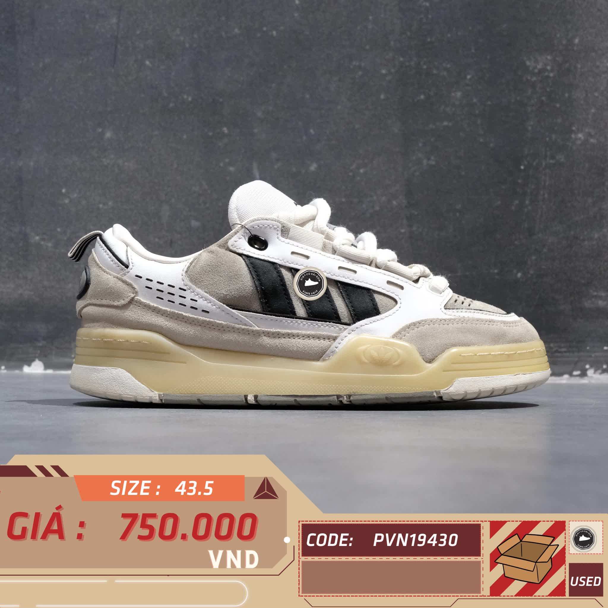 ADIDAS ADI2000 LACE-UP SNEAKERS – SIZE 41 1/3 – GIÀY 2HAND