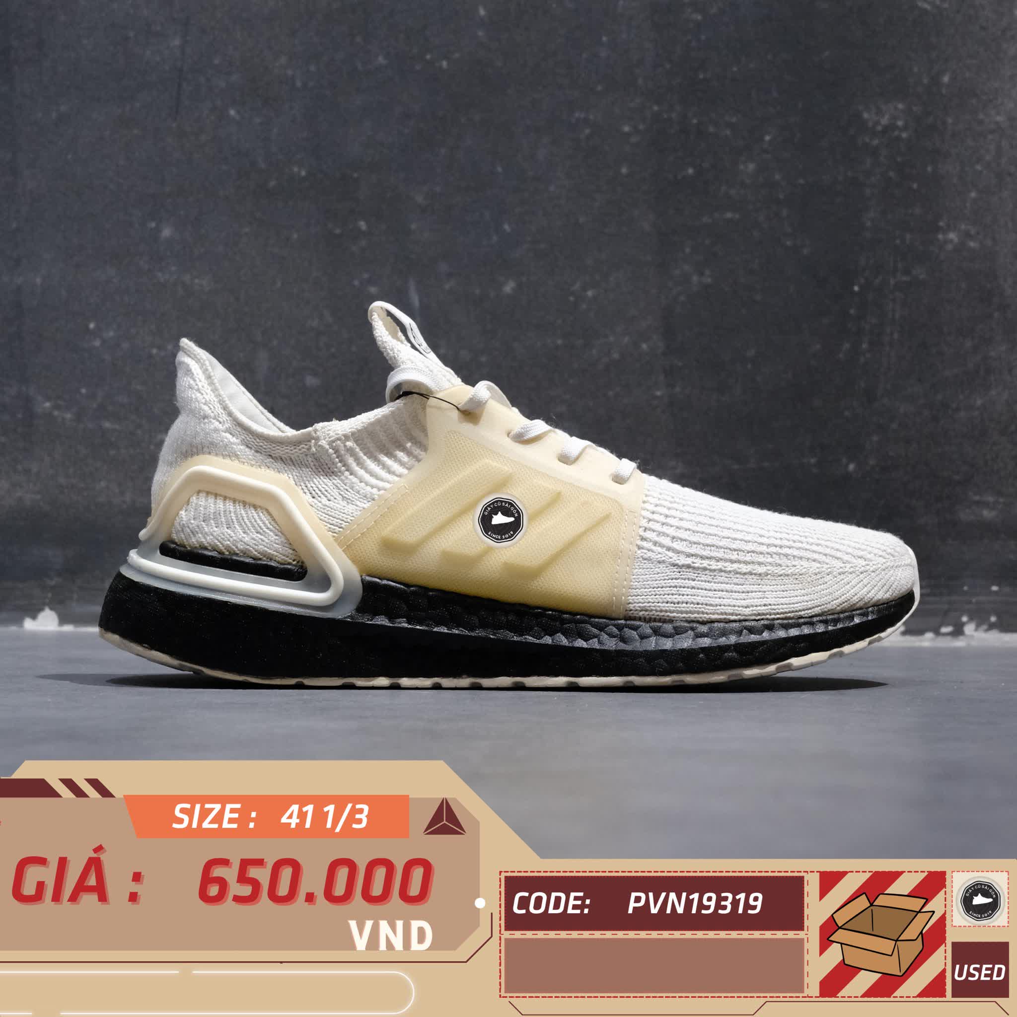 ADIDAS ULTRABOOST 19 WHITE BLACK EH1445 – GIÀY 2HAND CHÍNH HÃNG PVN19319