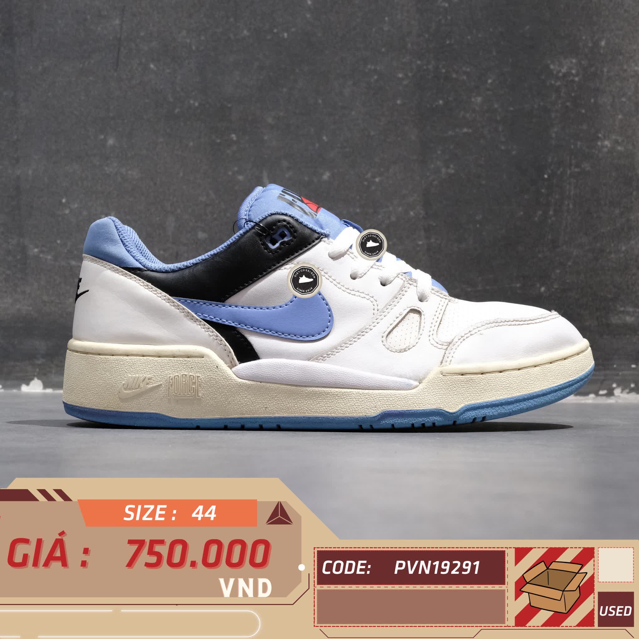 NIKE FULL FORCE LOW ‘POLAR BLUE’ FB1362‑100 SIZE 44 GIÀY 2HAND
