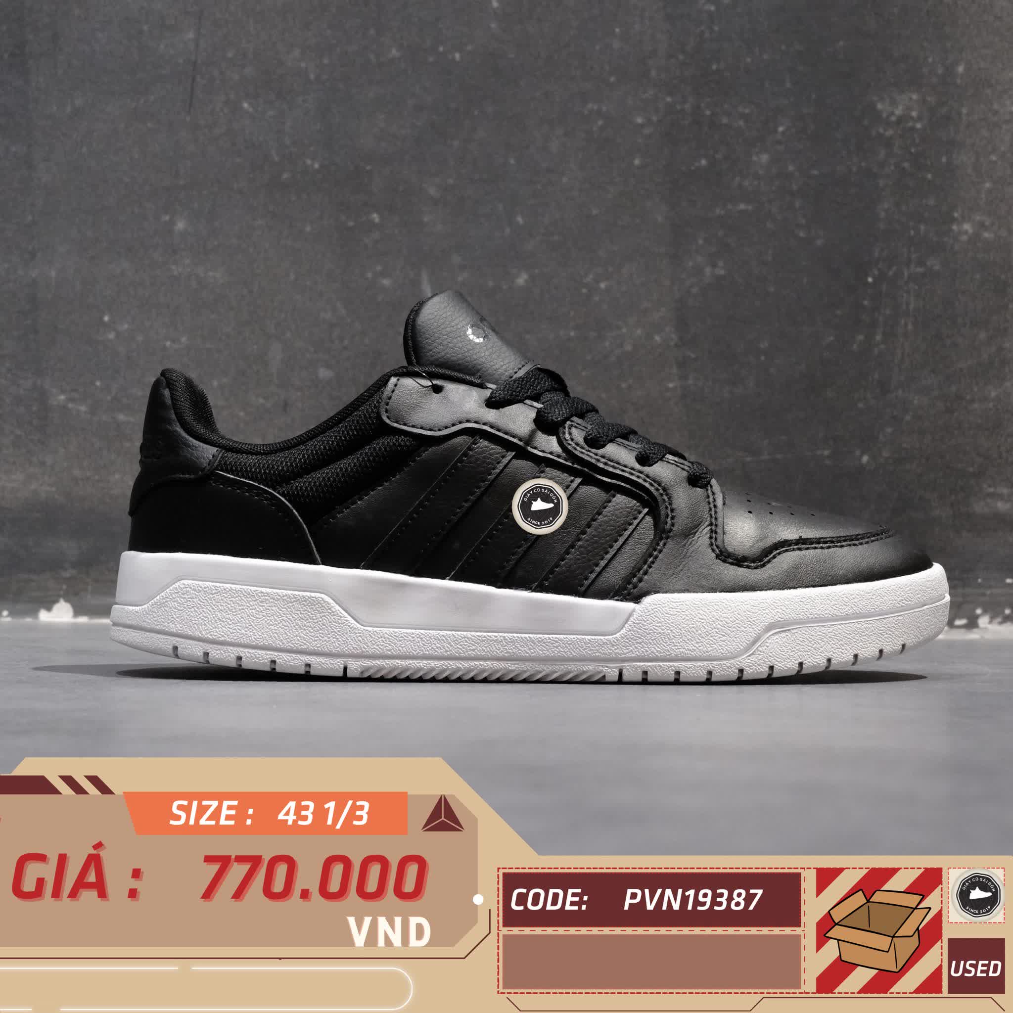 ADIDAS ENTRAP CORE BLACK EH1278 – GIÀY 2HAND CHÍNH HÃNG PVN19387