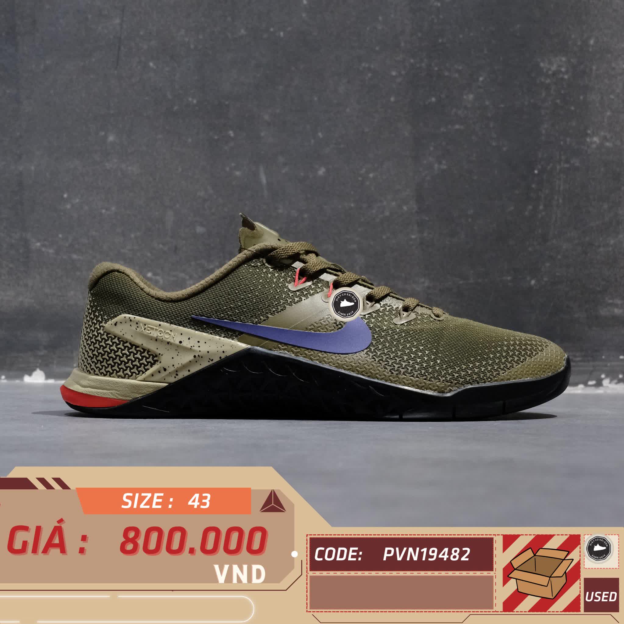 NIKE METCON 4 AH7453 342 – SIZE 43 GIÀY 2HAND CHÍNH HÃNG PVN19482
