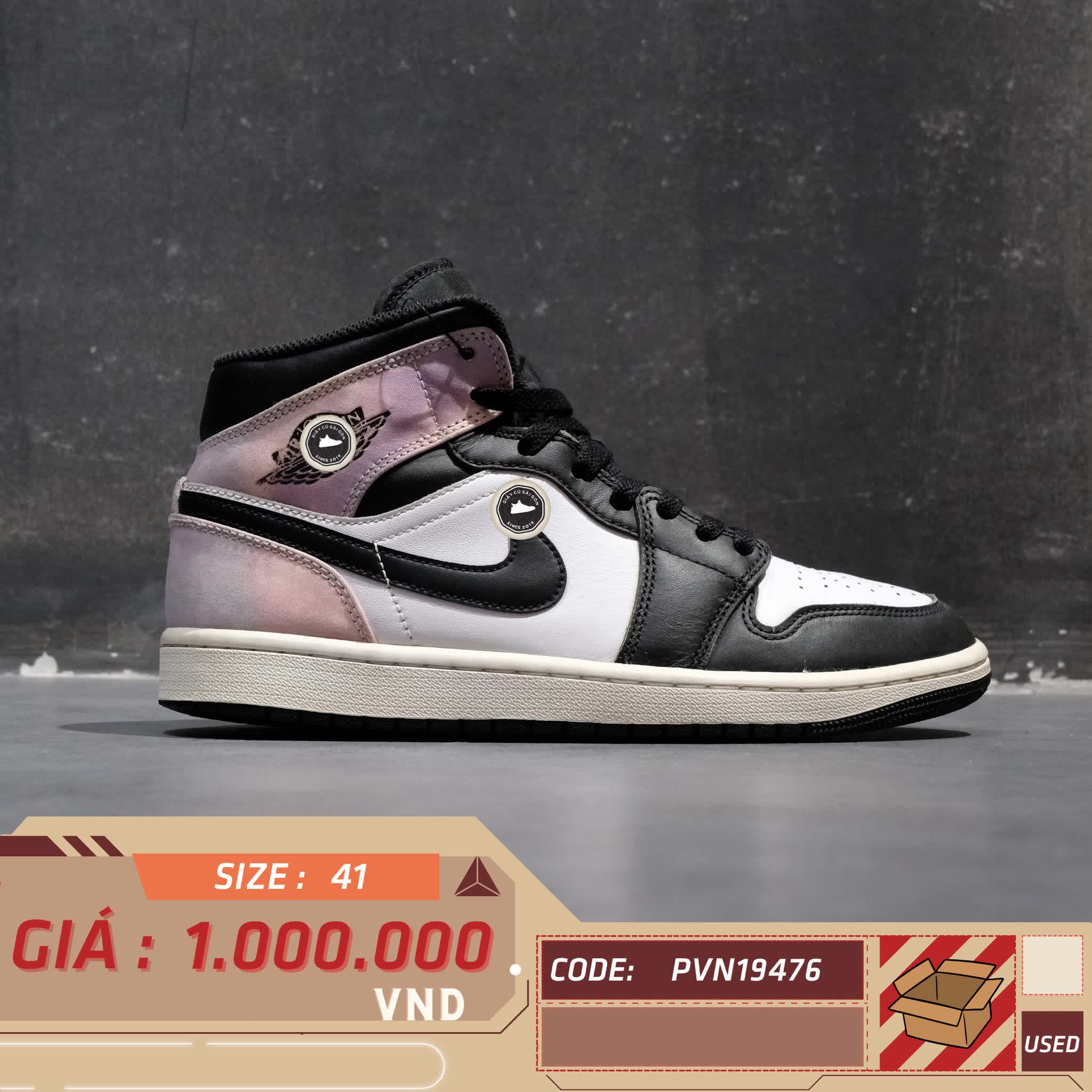 NIKE AIR JORDAN 1 MID SE ZEN MASTER – DM1200 001 SIZE 41 – GIÀY 2HAND CHÍNH HÃNG