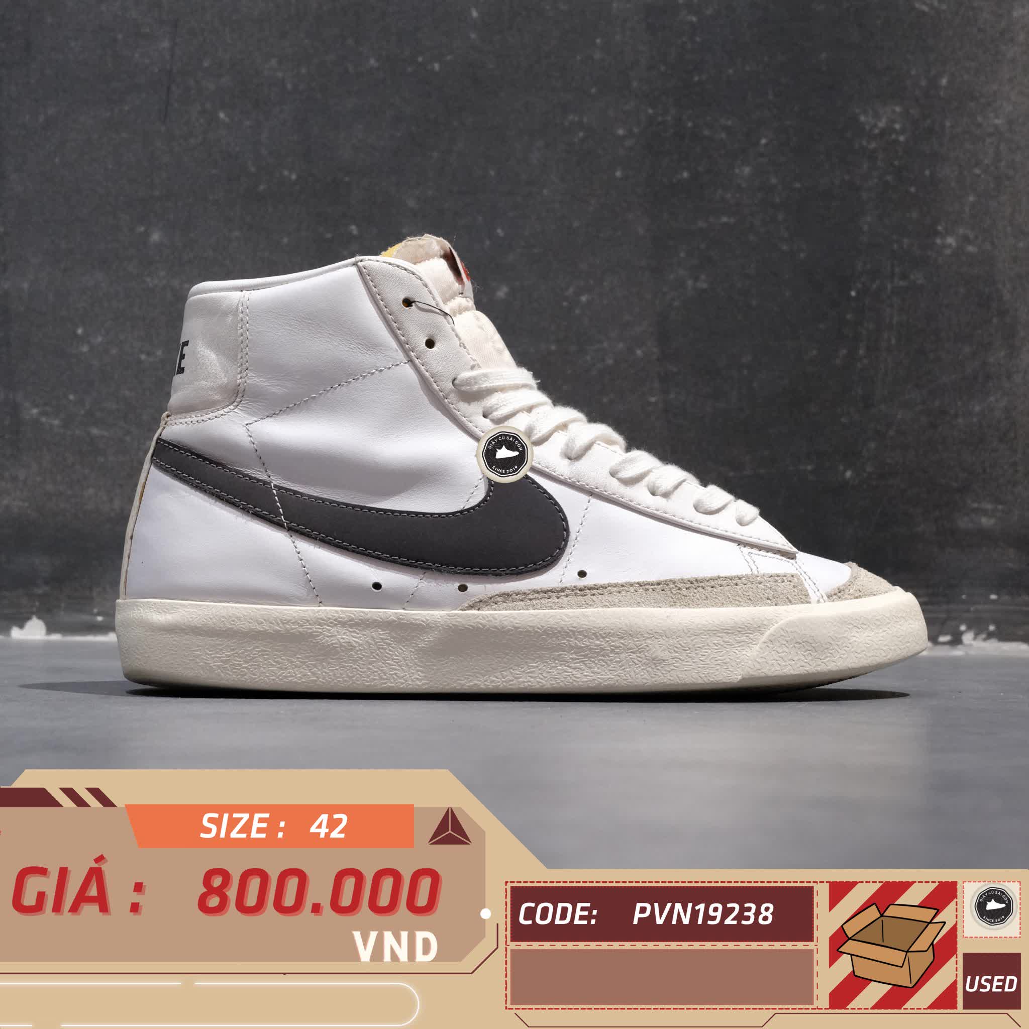 NIKE BLAZER MID ’77 VINTAGE BQ6806 104 GIÀY 2HAND CHÍNH HÃNG [PVN19238]