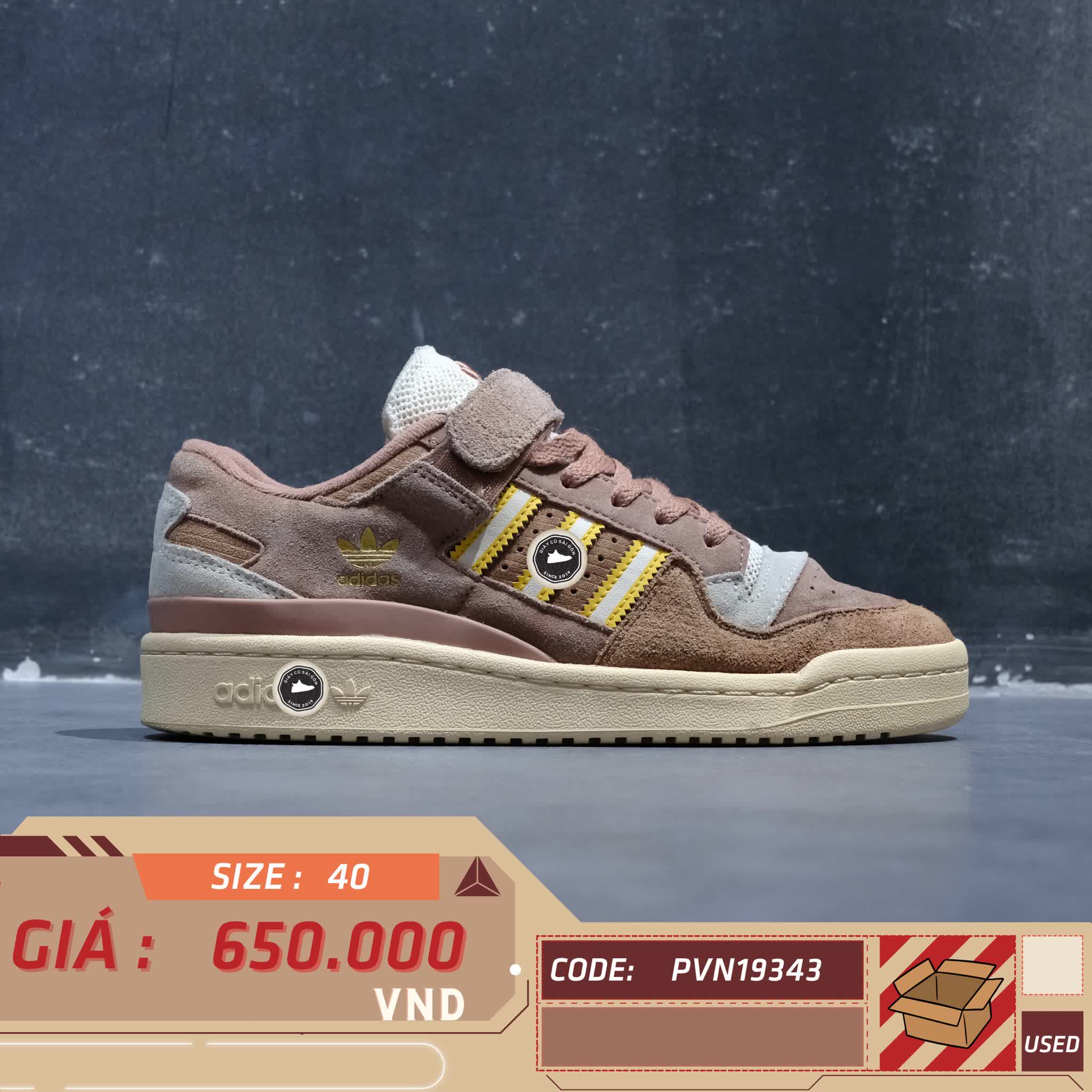 ADIDAS FORUM 84 LOW ‘CLAY STRATA’ – SIZE 40 – GIÀY 2HAND CHÍNH HÃNG