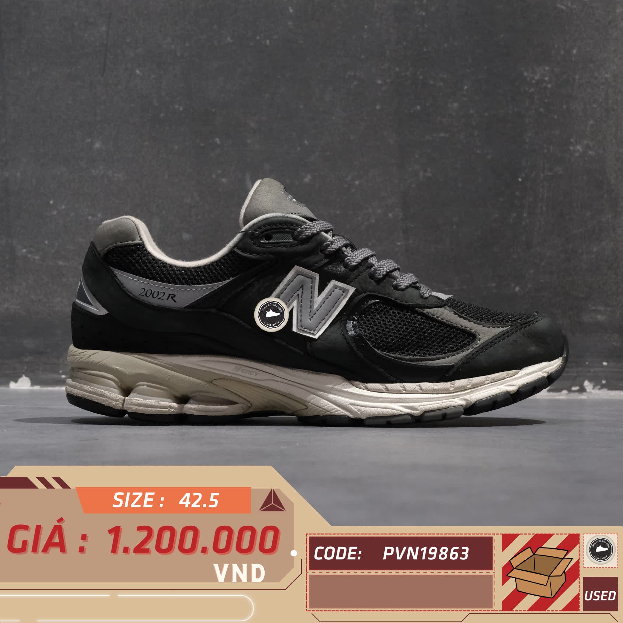 NEW BALANCE 2002R M2002RNC SIZE 42.5 GIÀY 2HAND CHÍNH HÃNG PVN19863