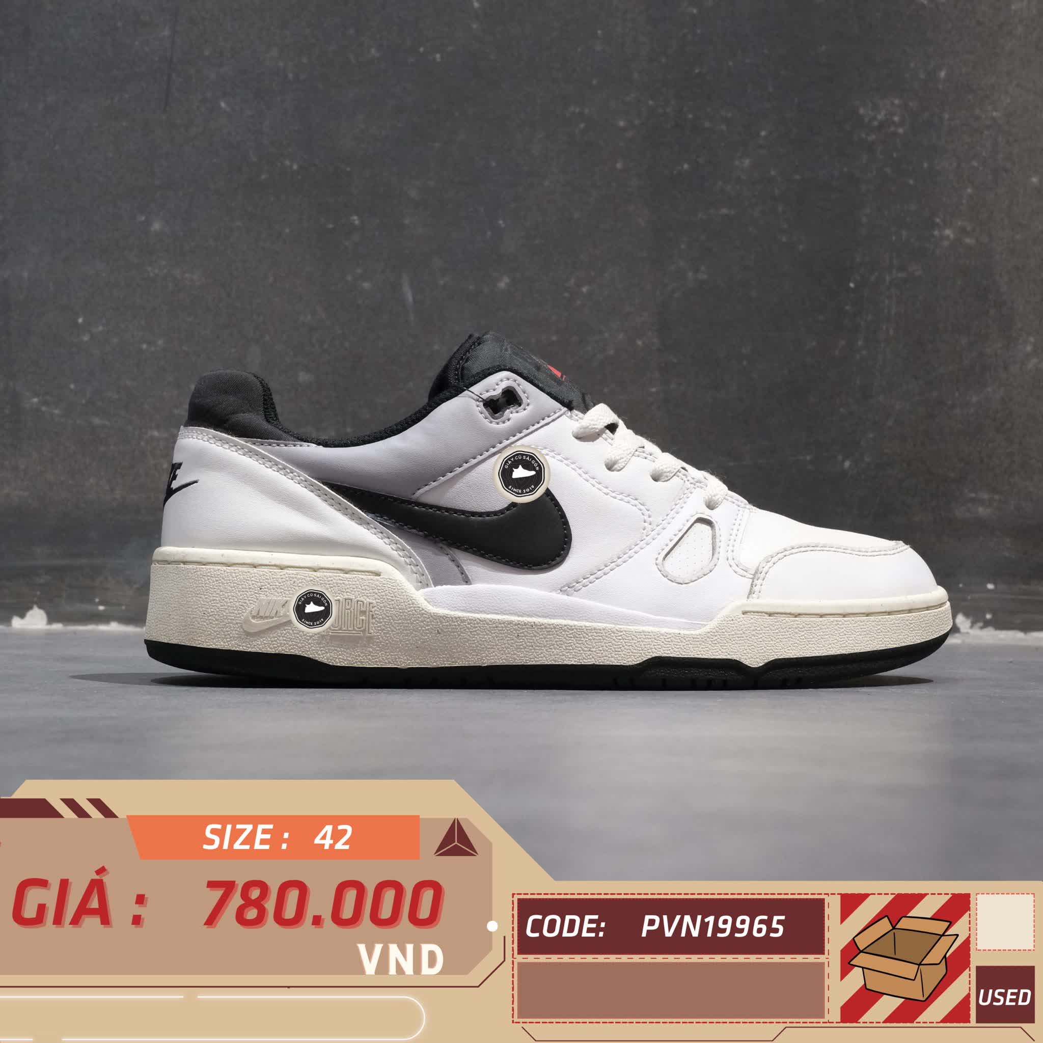 NIKE FULL FORCE LOW FB1362-101 SIZE 42 GIÀY 2HAND CHÍNH HÃNG PVN19965