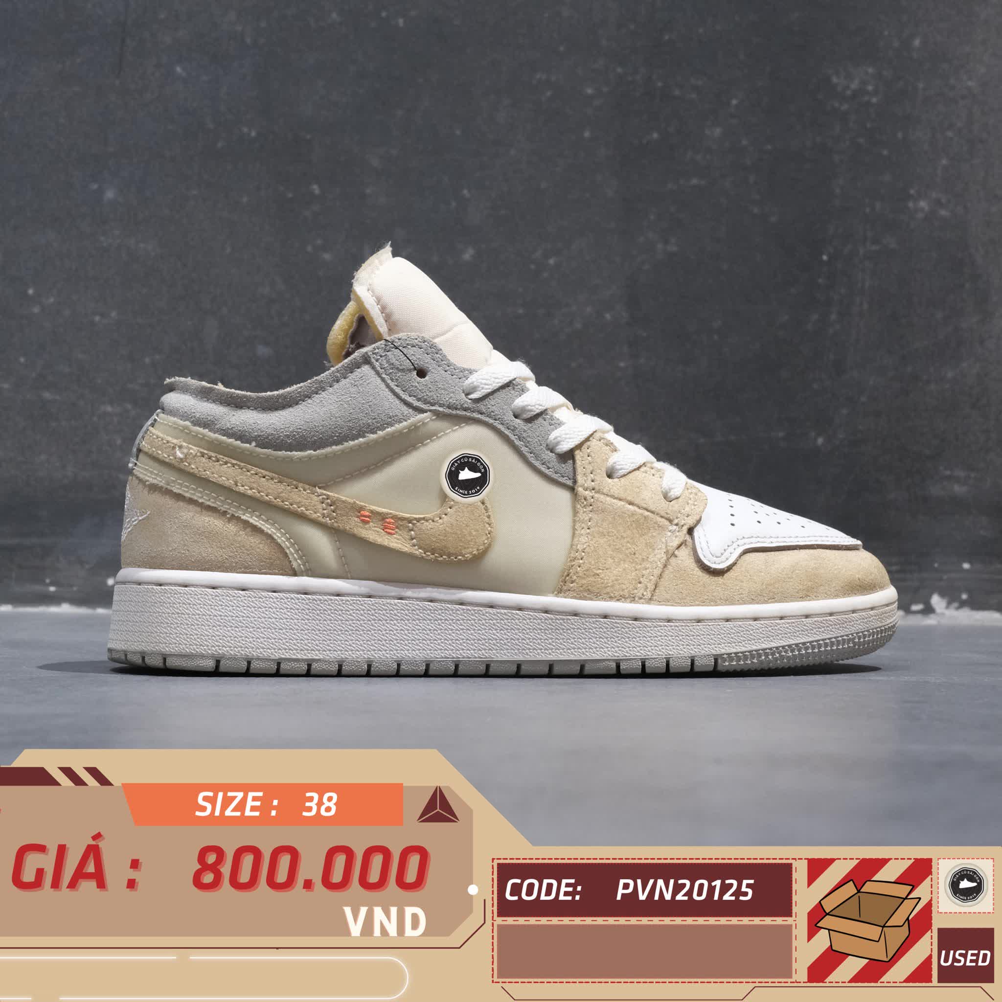 NIKE AIR JORDAN LOW SE CRAFT 'INSIDE OUT' (GS) DQ3727-100 SIZE