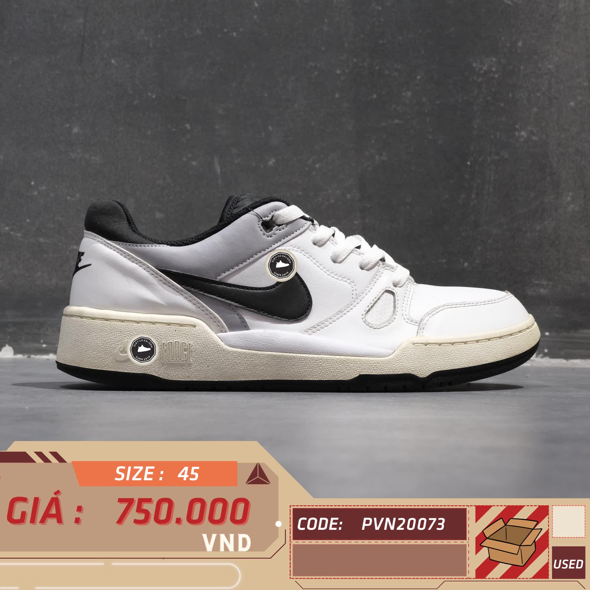NIKE FULL FORCE LOW FB1362-101 SIZE 45 GIÀY 2HAND CHÍNH HÃNG PVN20073