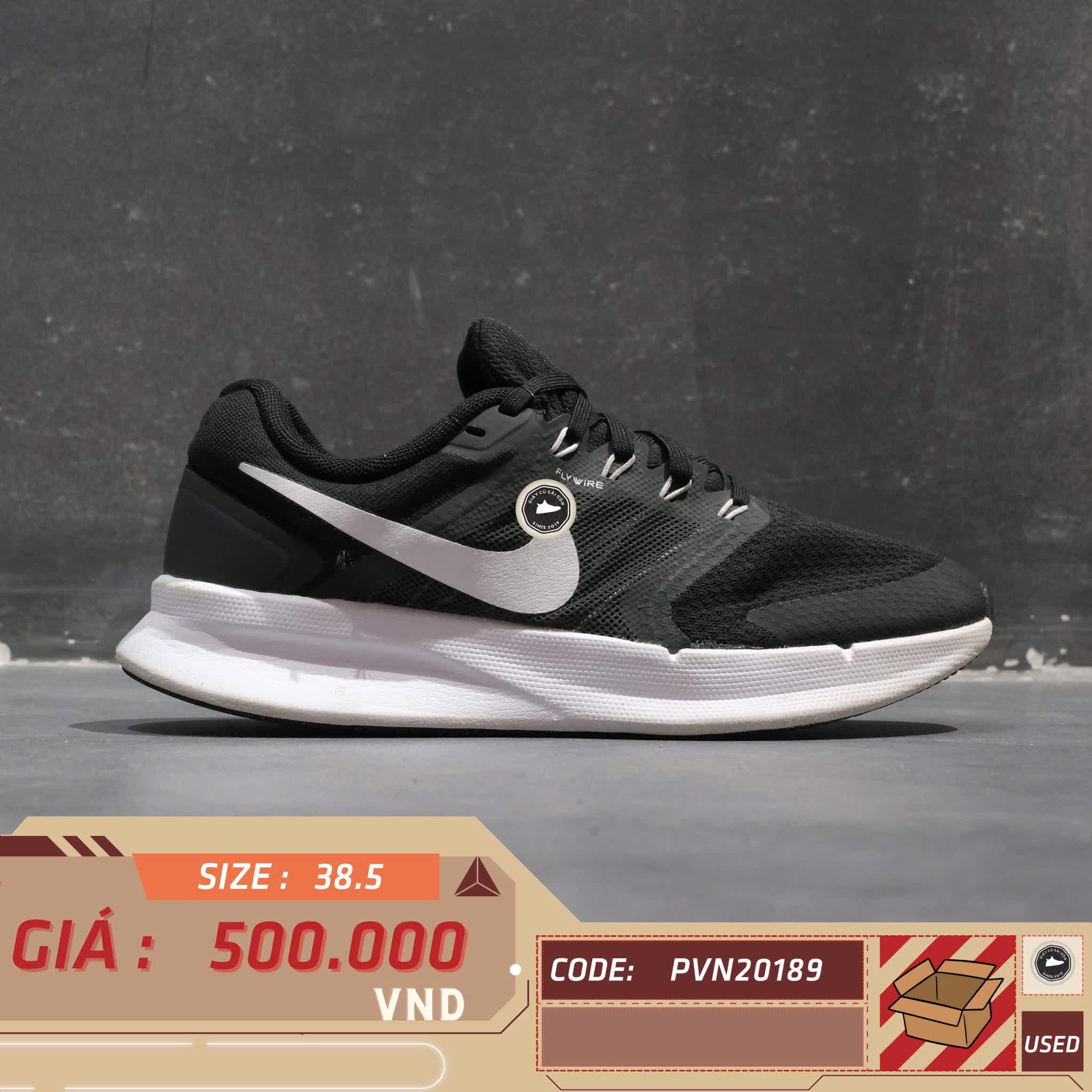 NIKE RUN SWIFT 3 DR2698 002 - SIZE 38.5 GIÀY 2HAND CHÍNH HÃNG - PVN20189