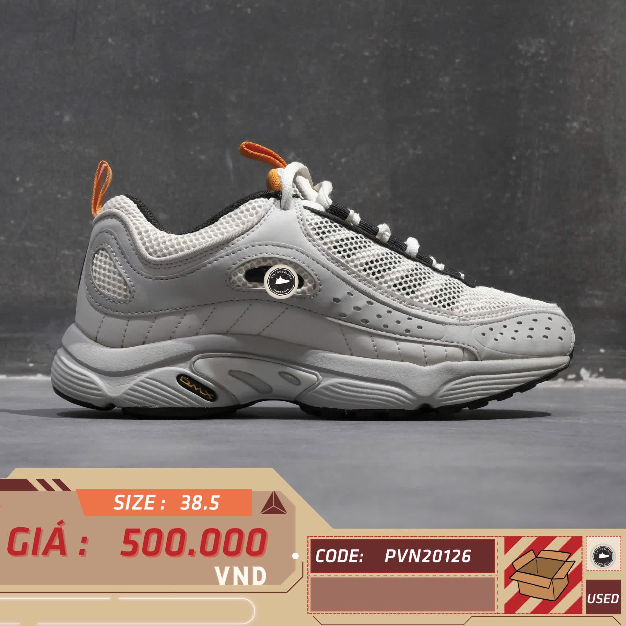 REEBOK DAYTONA DMX 2 'TRUE GREY' DV7254 – SIZE 38.5 GIÀY 2HAND CHÍNH HÃNG – PVN20126