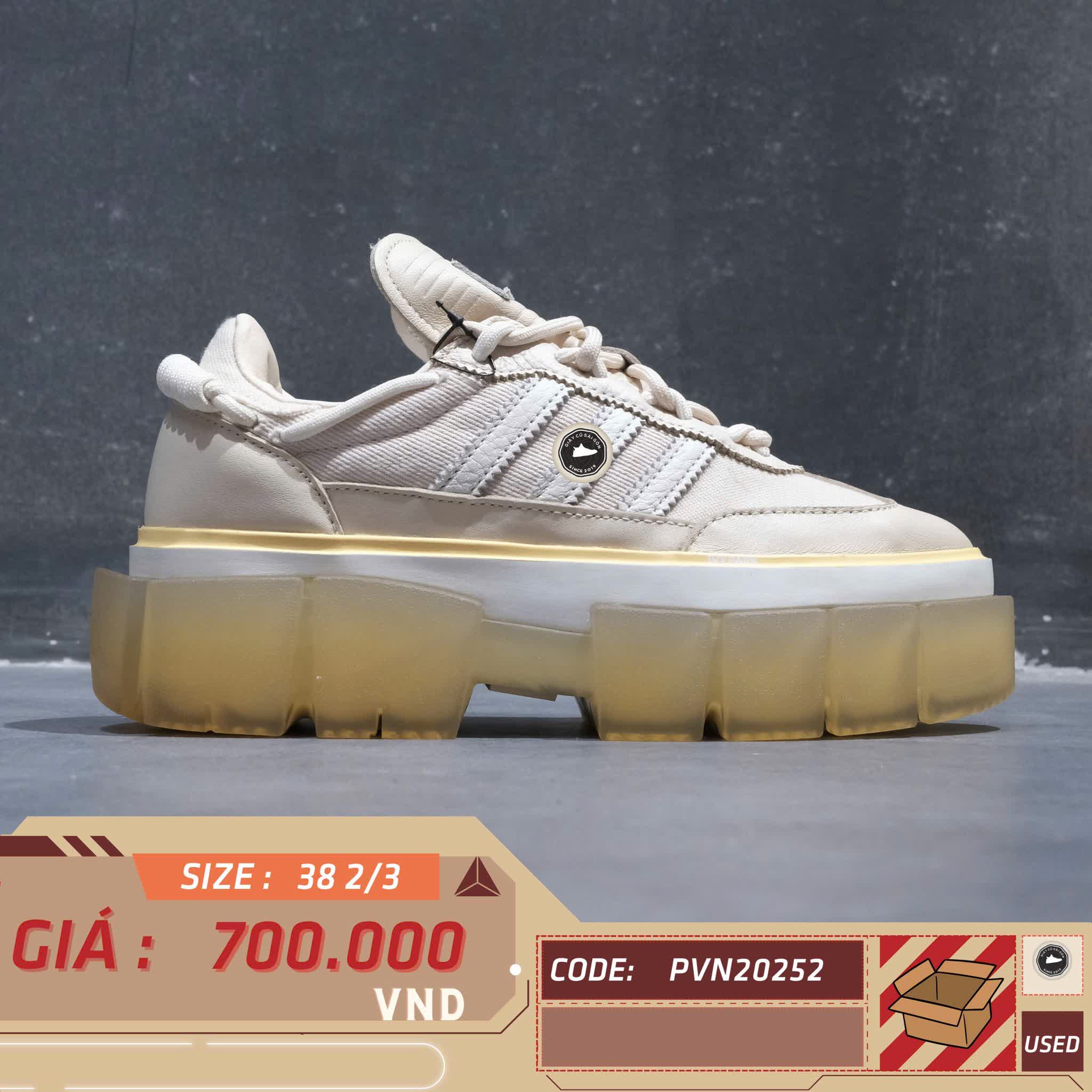 ADIDAS IVY PARK PYV702001 SIZE 38⅔ 20252 GIÀY 2HAND CHÍNH HÃNG PVN20252