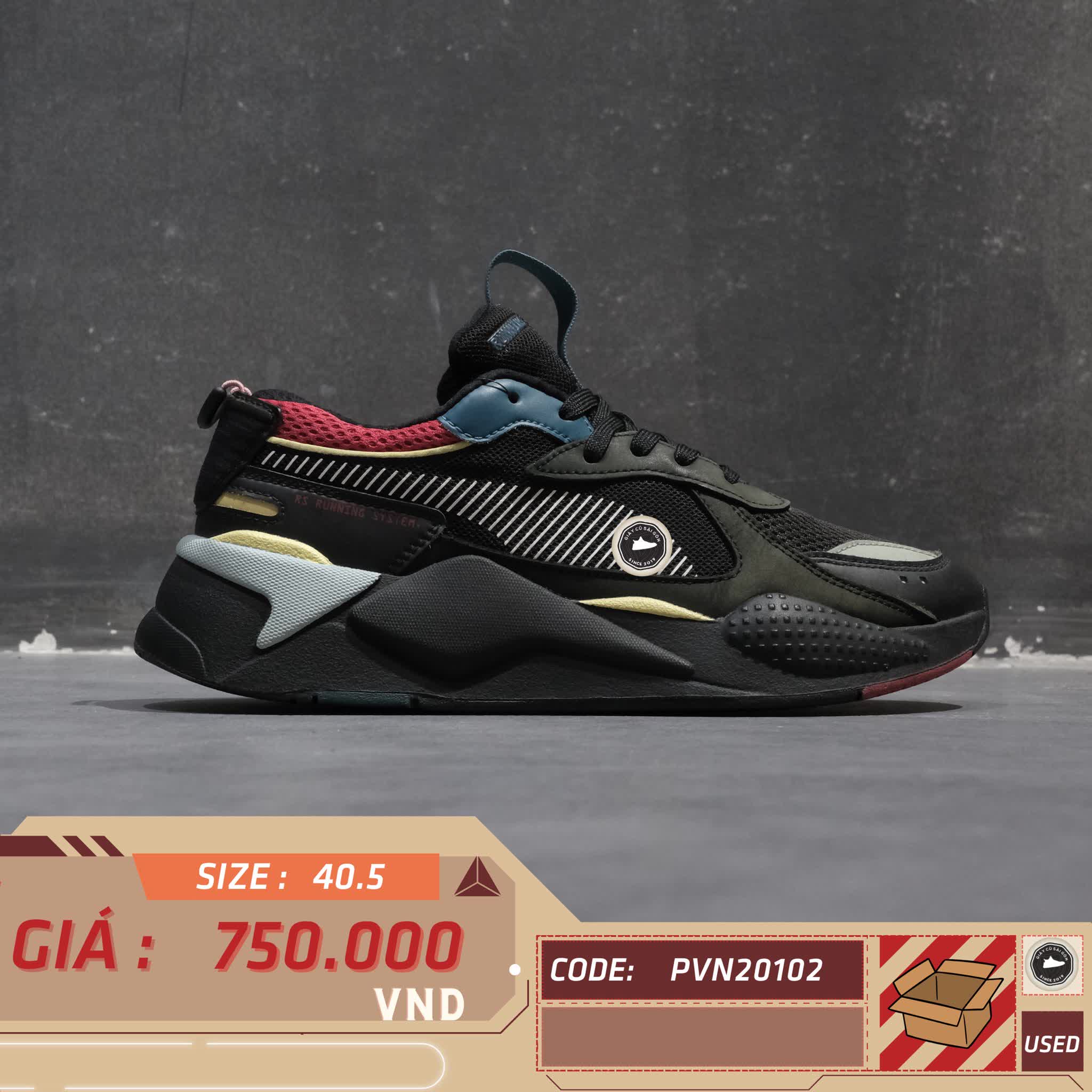 PUMA RS-X HD2 “Ribbon Red” 372076-02 SIZE 40½ GIÀY 2HAND CHÍNH HÃNG PVN20102