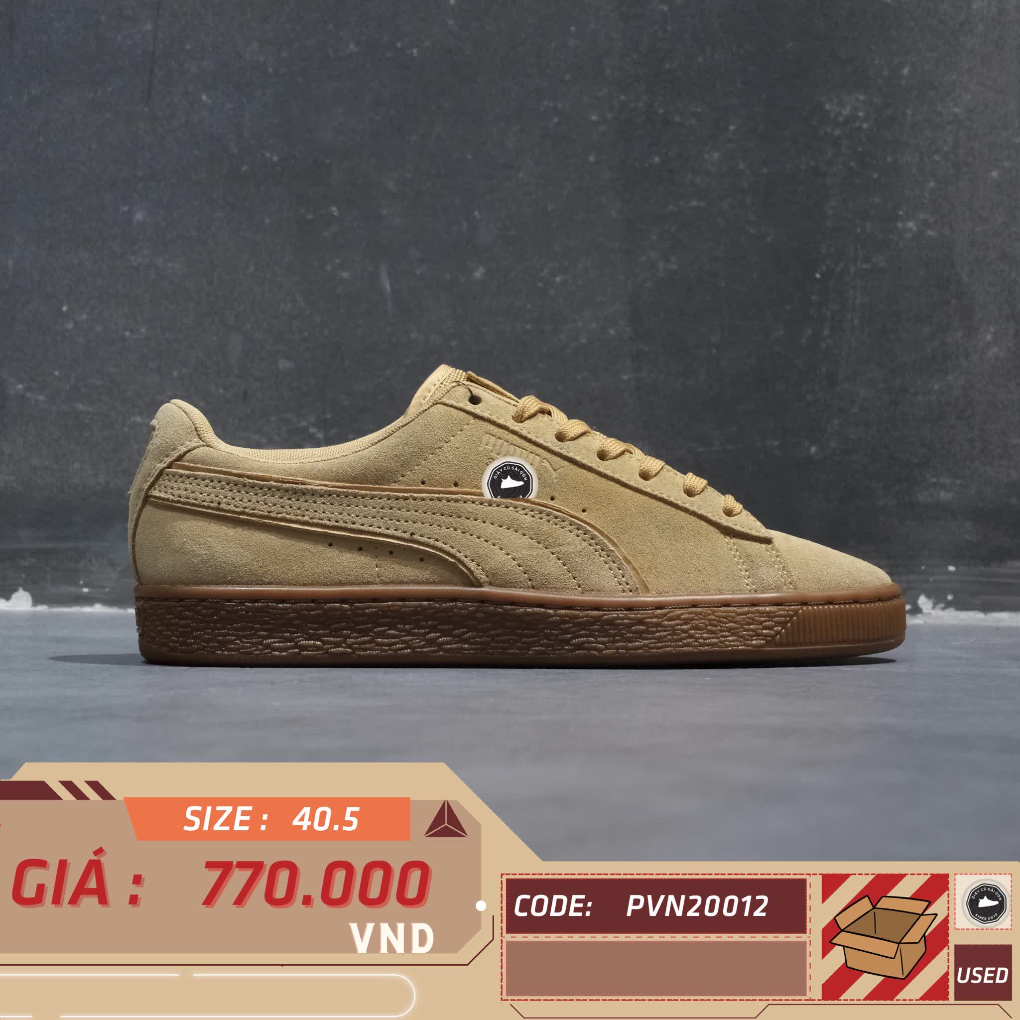 PUMA SUEDE CLASSIC WTR “TAFFY GUM” 369885-02 SIZE GIÀY