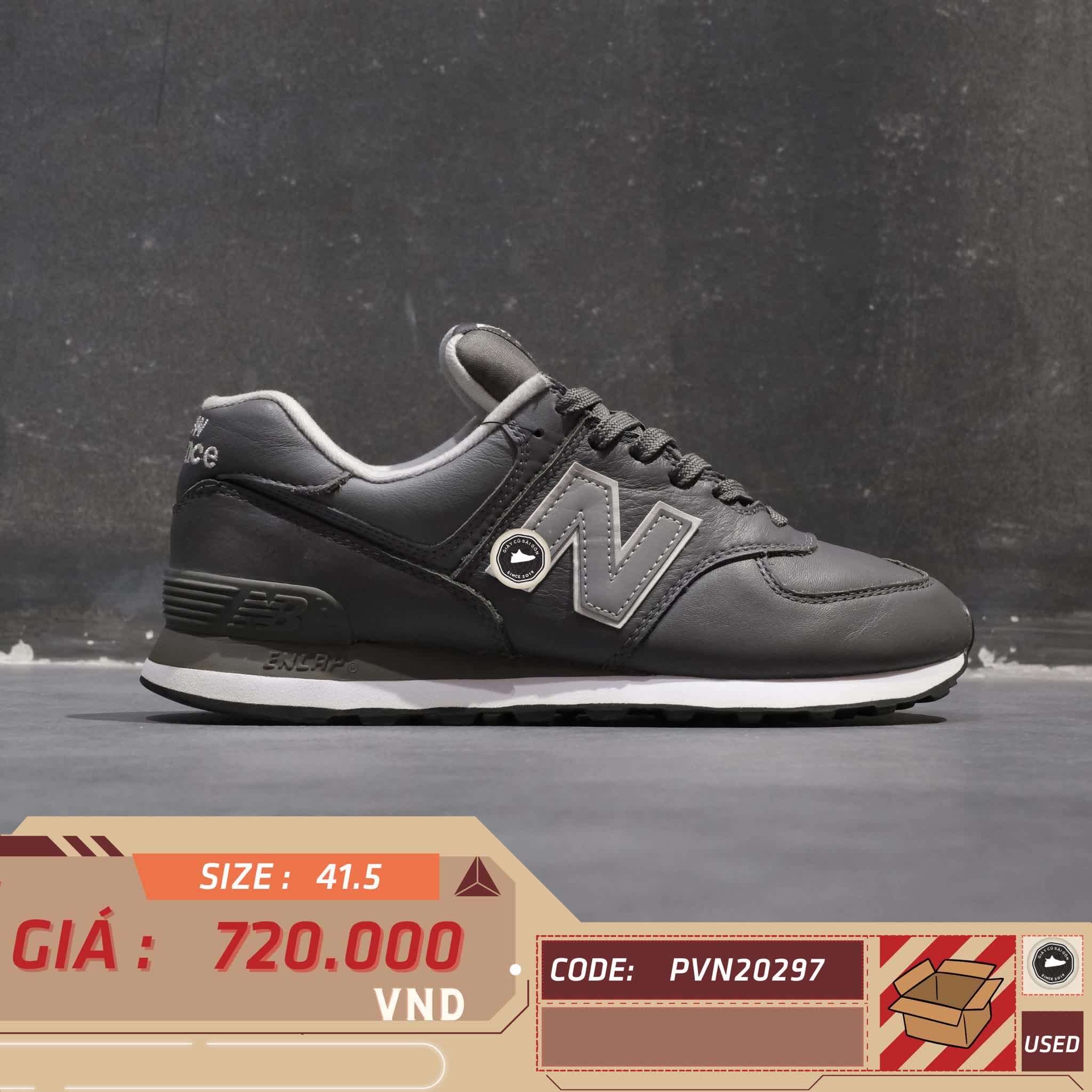 New Balance 574 ‘Grey’ – ML574LPC SIZE 41.5 Giày 2hand chính hãng PVN20364