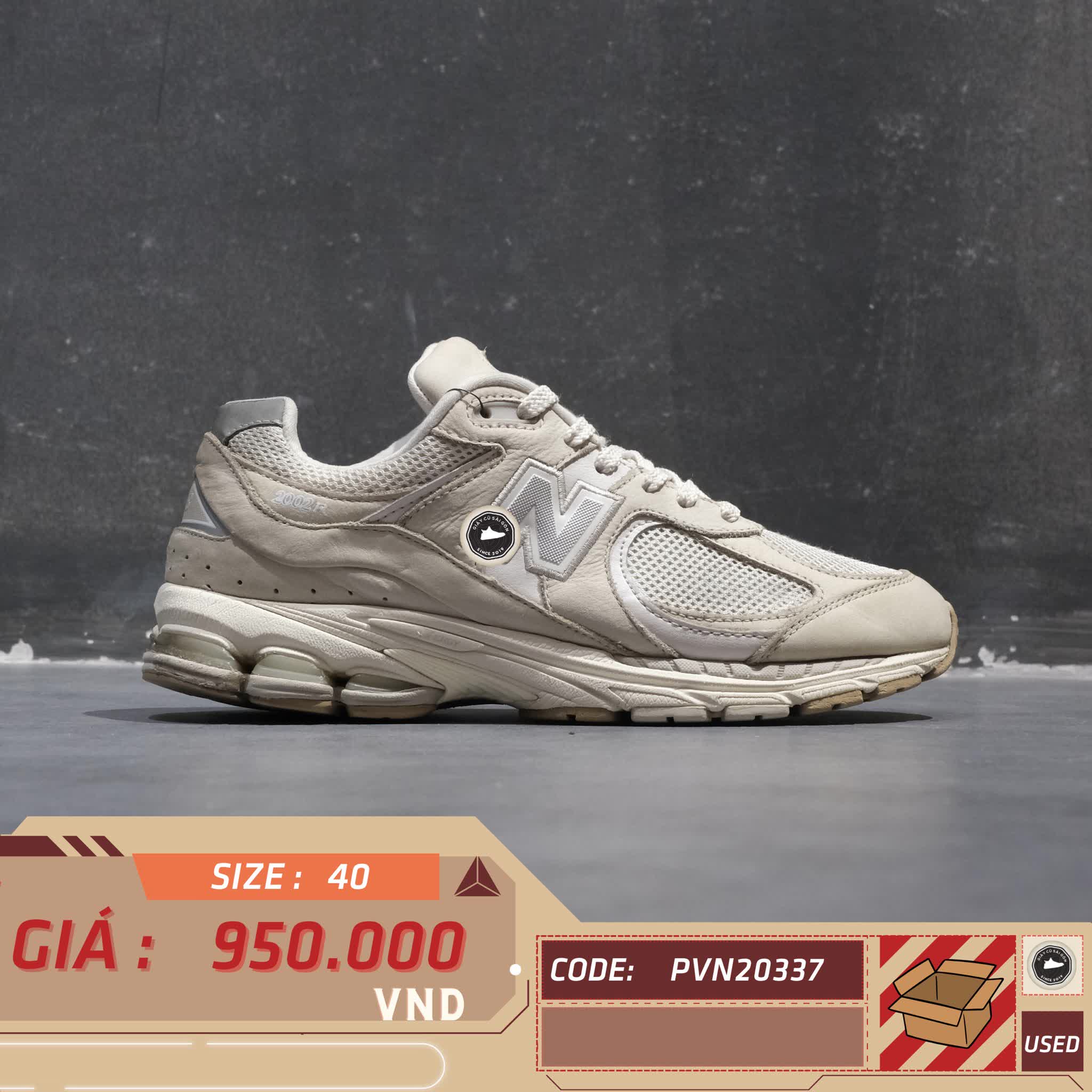 New Balance 2002R ‘Linen Fog’ – M2002RAA SIZE 40 Giày 2hand chính hãng PVN20337