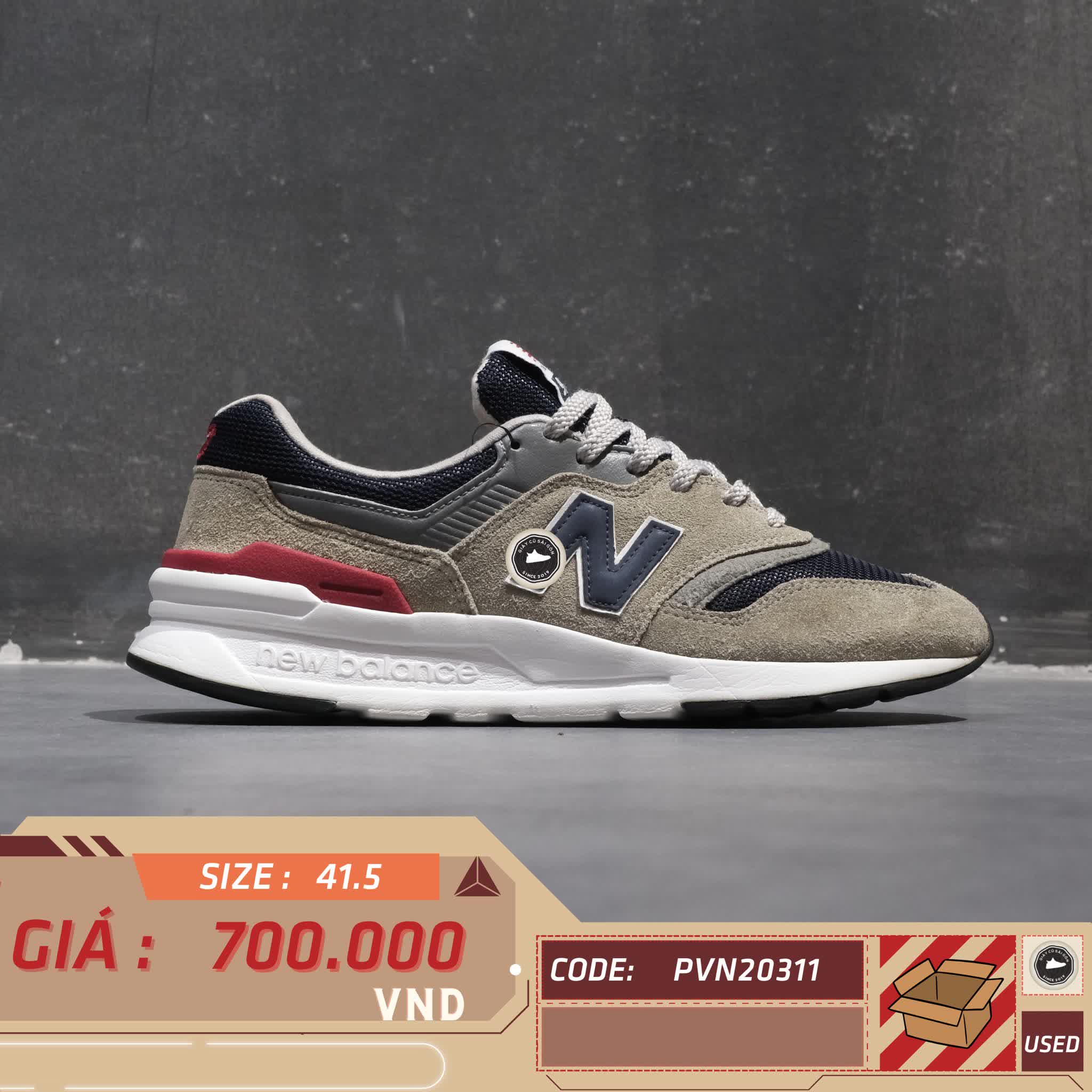 New Balance 997H ‘Team Away Grey’ – CM997HCJ SIZE 41.5 Giày 2hand chính hãng PVN20311