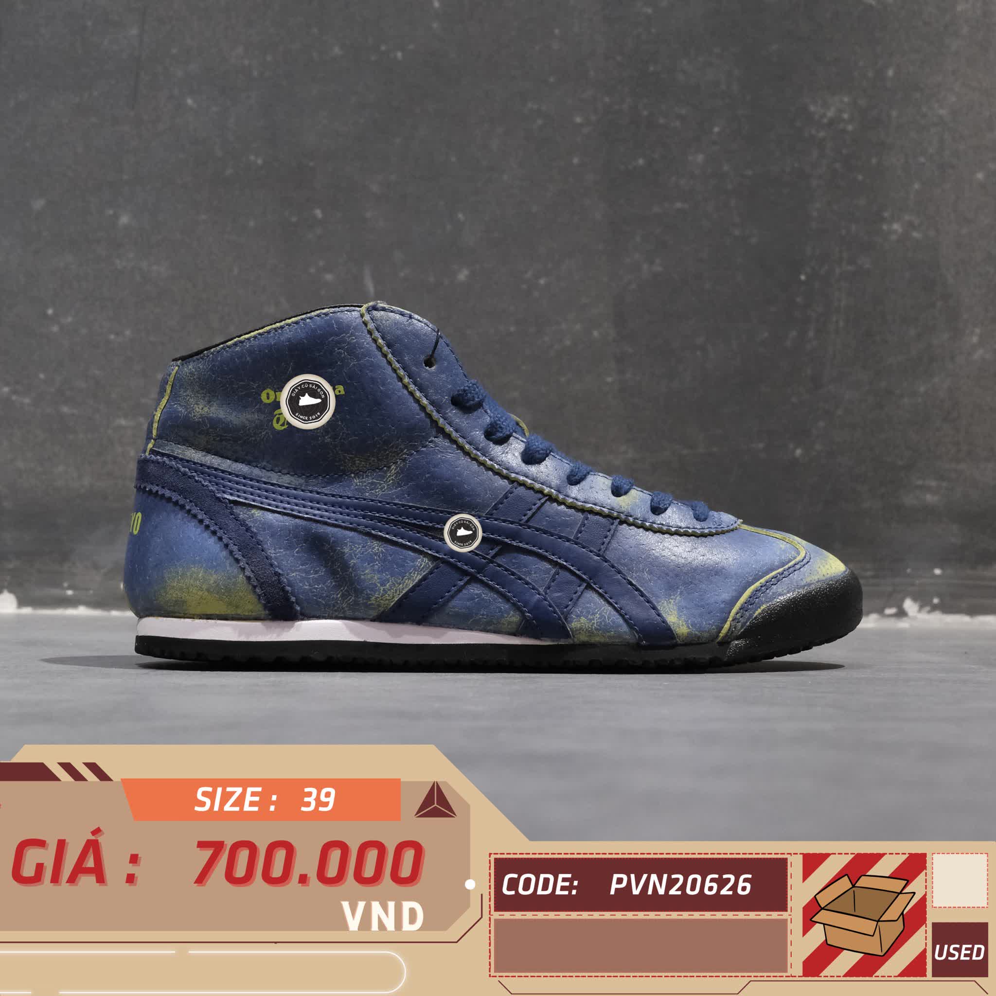 ONITSUKA TIGER MEXICO MID RUNNER TH6P3L SIZE 39 GIÀY 2HAND CHÍNH HÃNG PVN20626