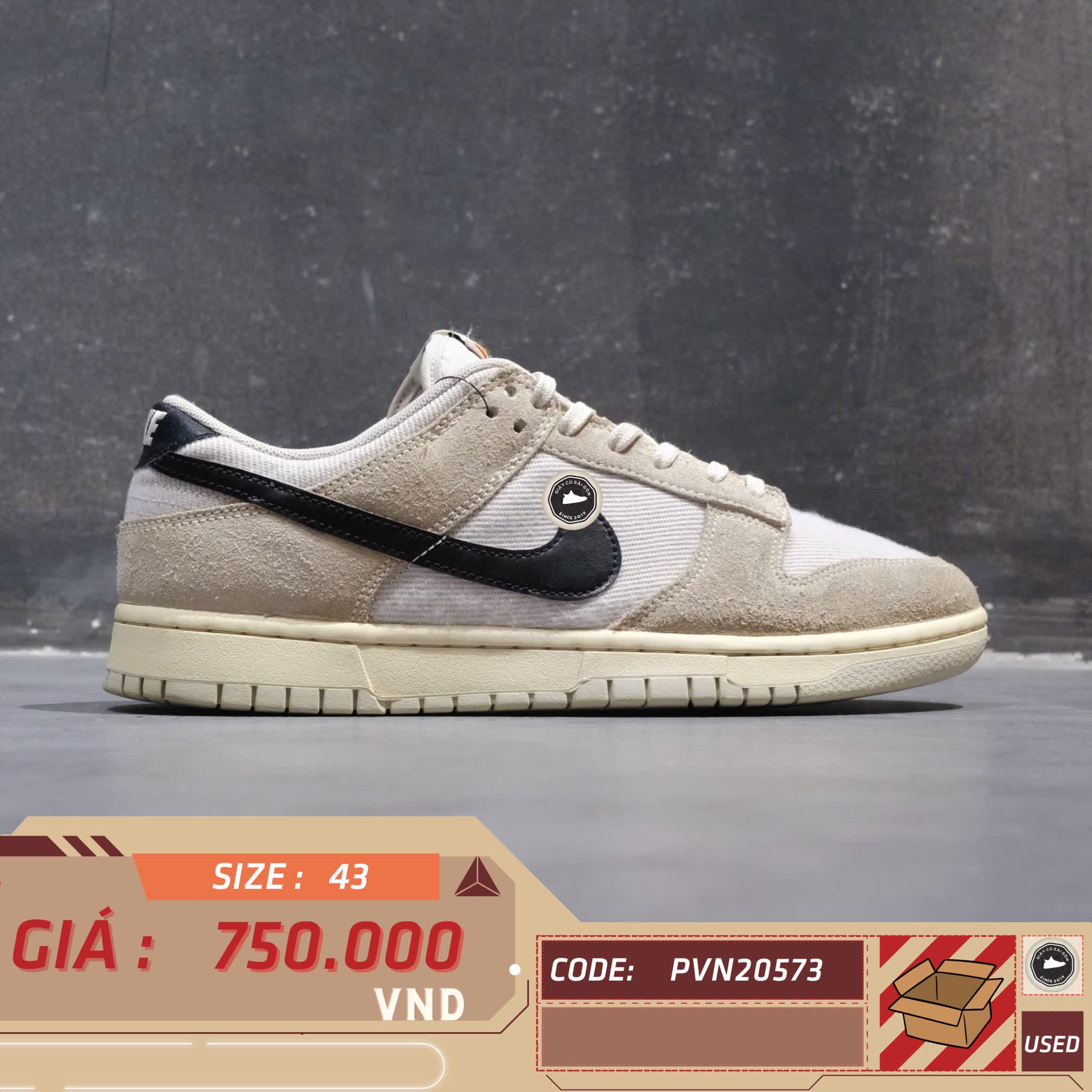 NIKE DUNK LOW 'CERTIFIED FRESH' DO9776-001 SIZE 43 GIÀY 2HAND CHÍNH HÃNG PVN20753