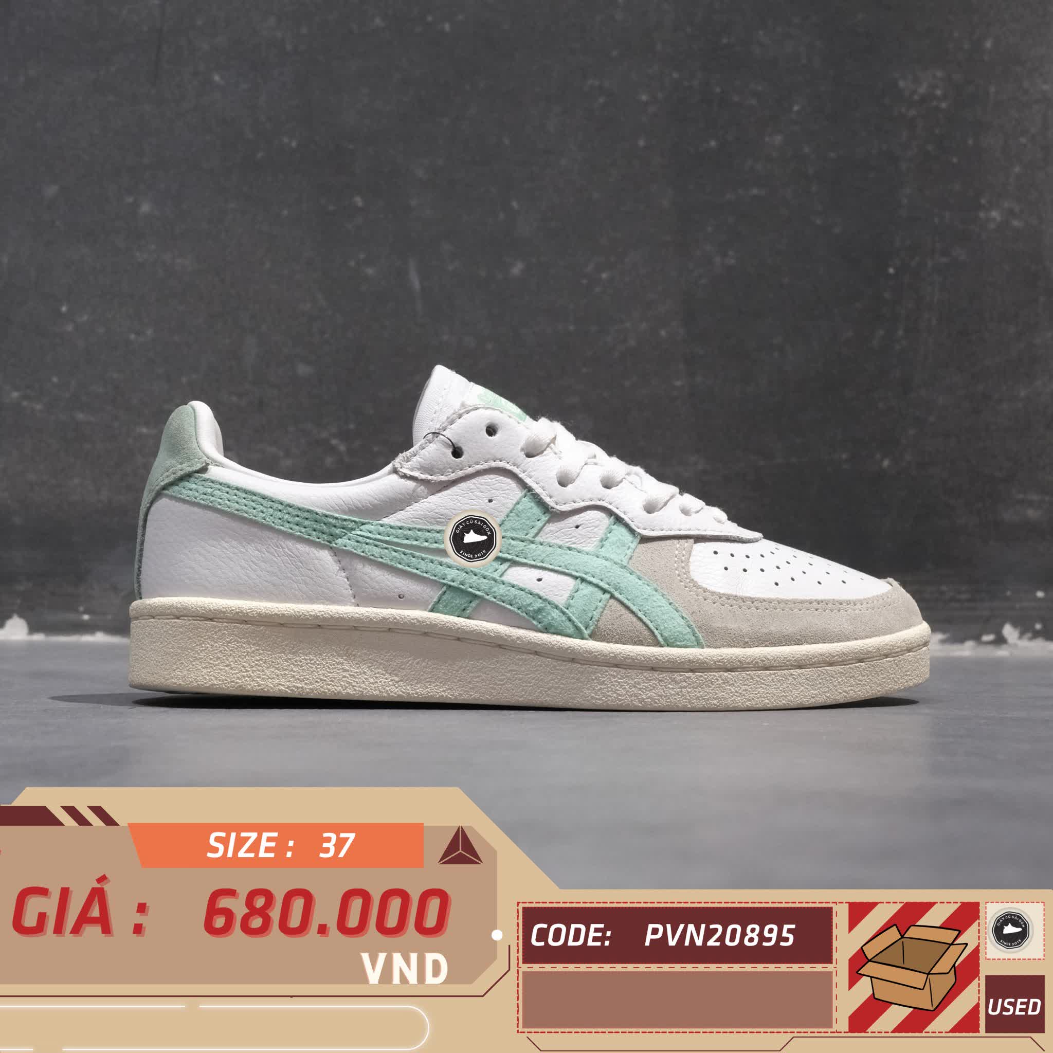 Onitsuka Tiger GSM 1182A076 SIZE 37 GIÀY 2HAND CHÍNH HÃNG PVN20895