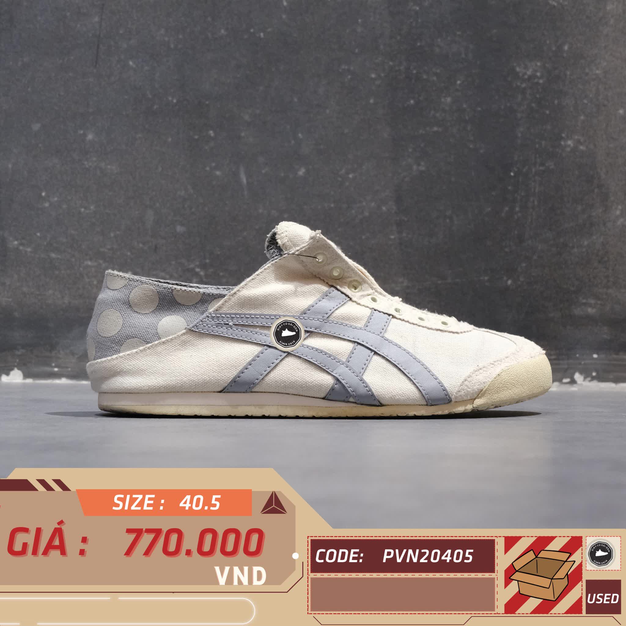 ONITSUKA TIGER MEXICO 66 PARATY 1183B404 SIZE 40.5 GIÀY 2HAND CHÍNH HÃNG PVN20405