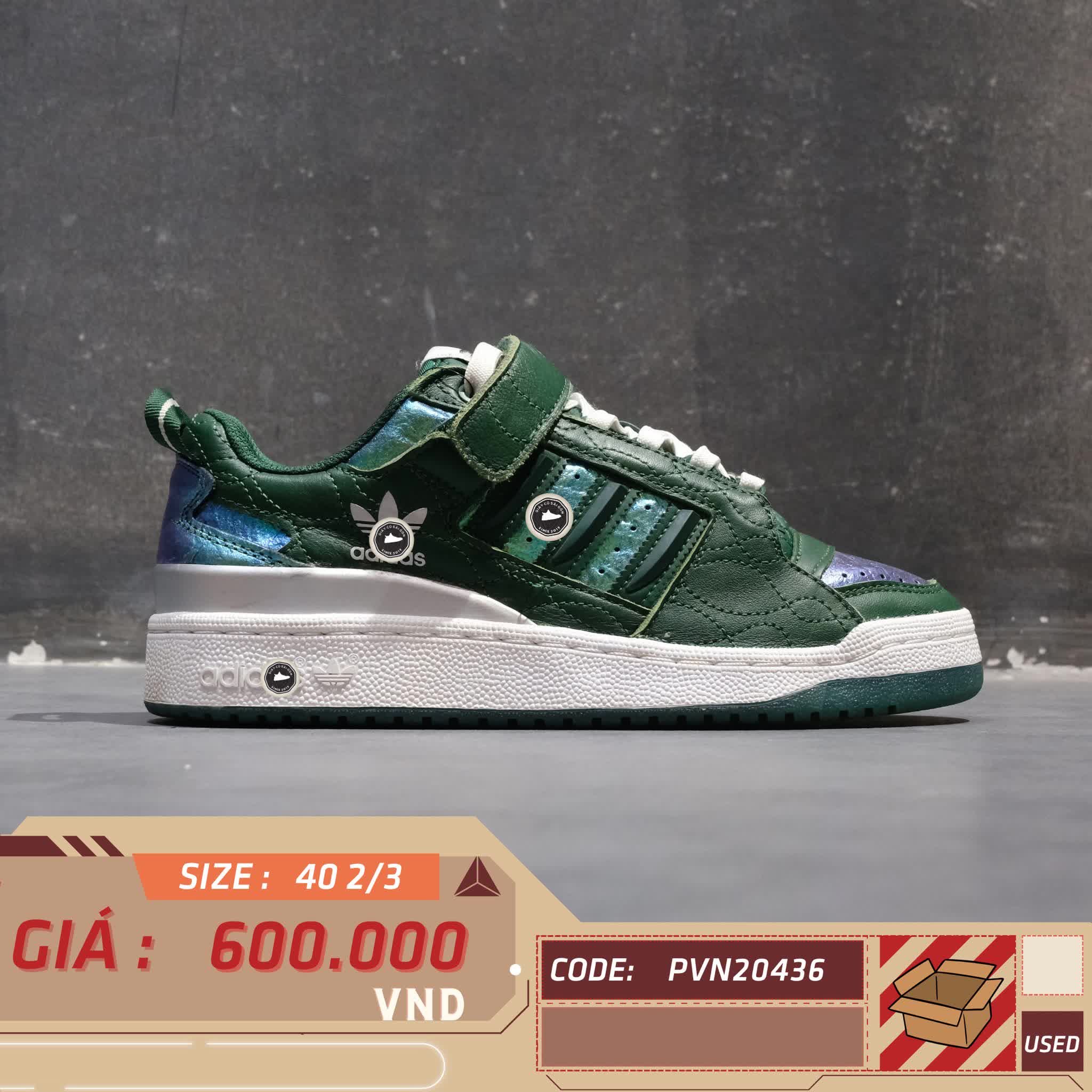 Adidas Forum Low 'Xiangi' H04198 SIZE 40 2/3 GIÀY 2HAND CHÍNH HÃNG PVN20436