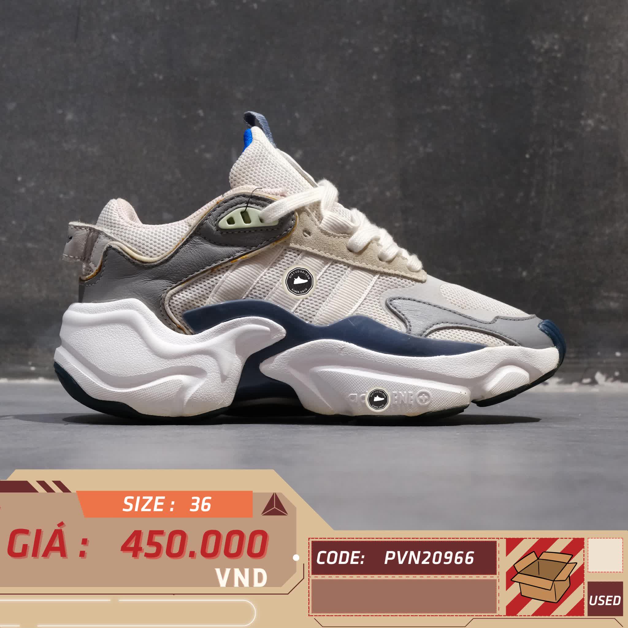 ADIDAS ORIGINALS MAGMUR RUNNER W GREY EE5045 SIZE 36 GIÀY 2HAND CHÍNH HÃNG PVN20966