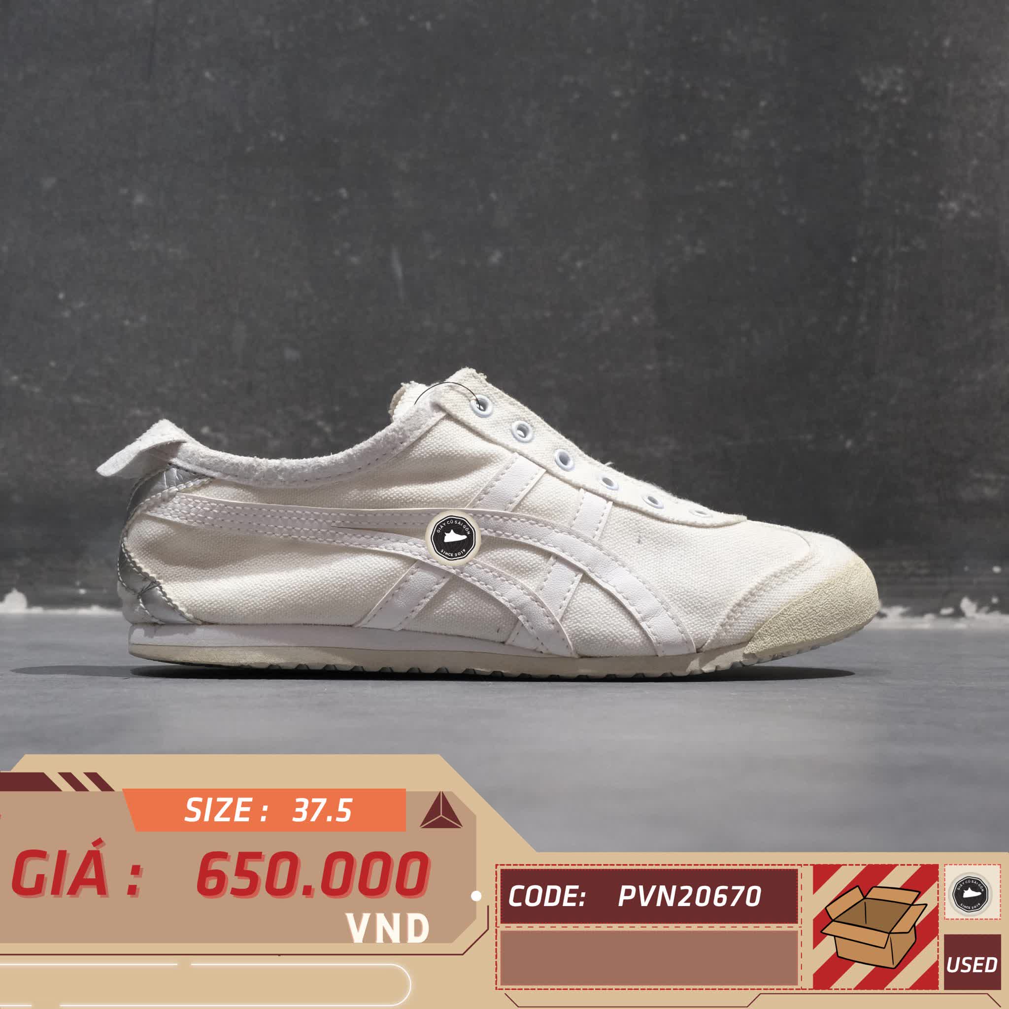 ONITSUKA TIGER DELEGATION EX 1183A501 SIZE 37.5 GIÀY 2HAND CHÍNH HÃNG PVN20670